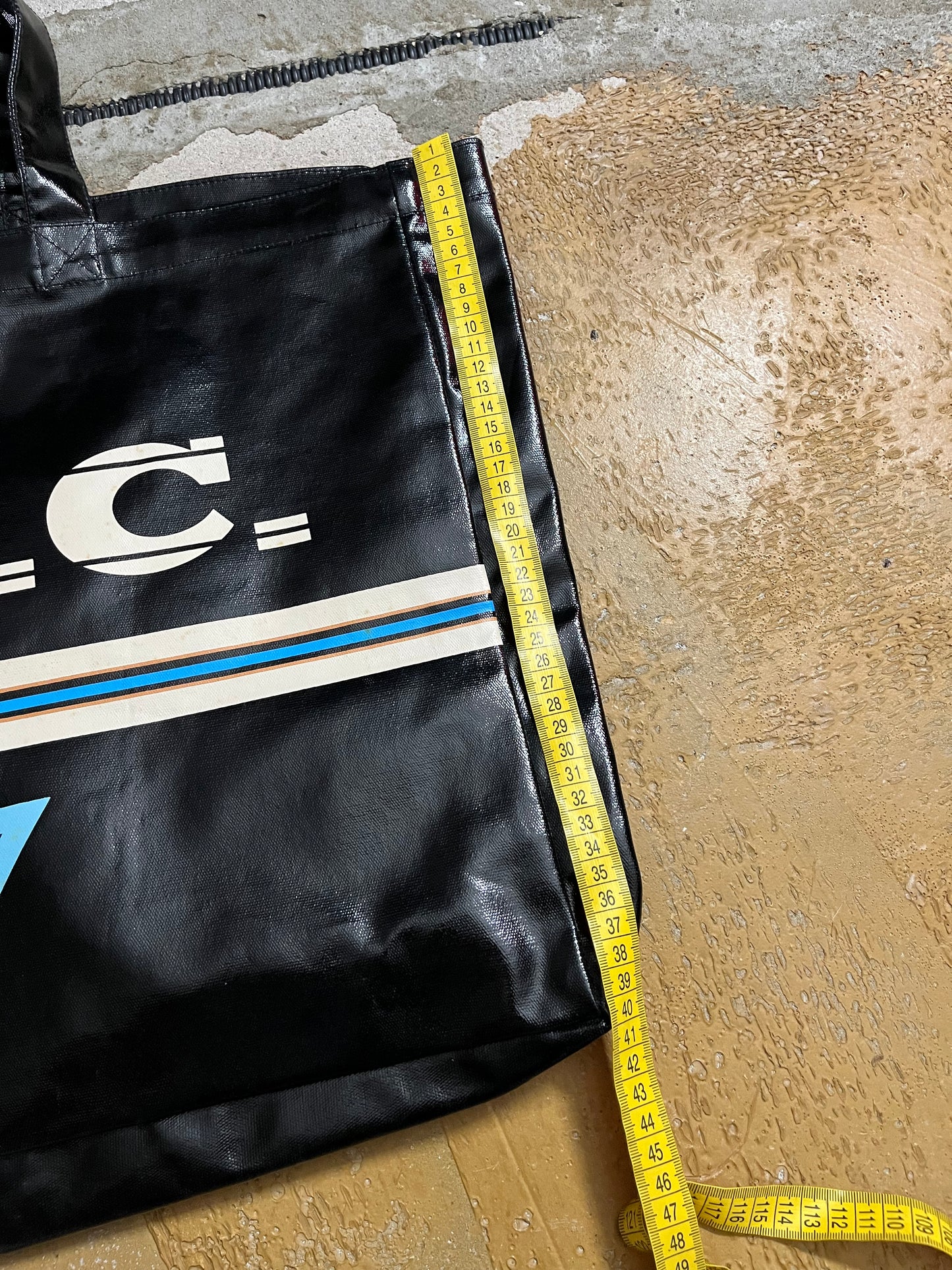 A.P.C. laminated tote bag