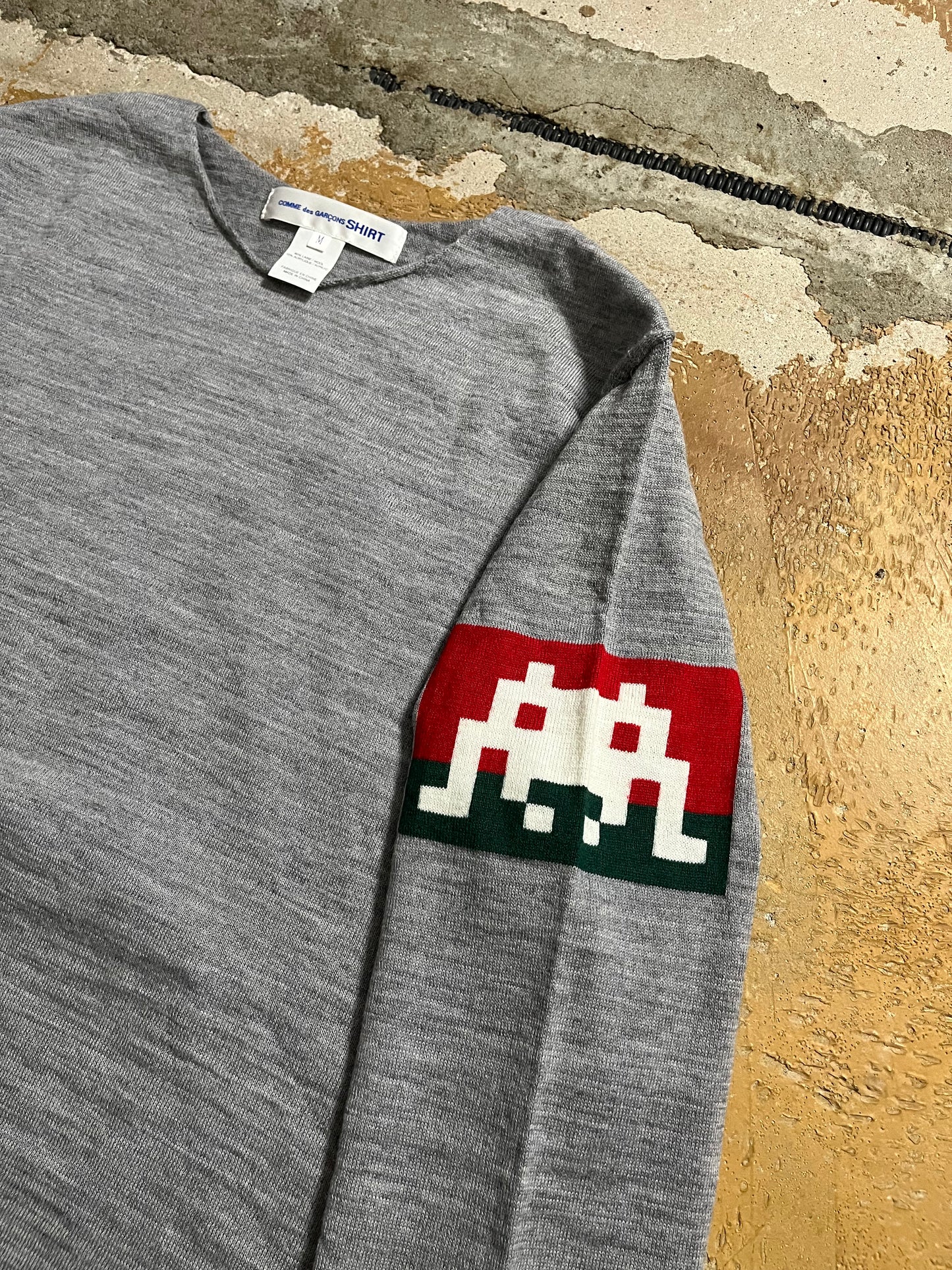 Comme des Garcons wool longsleeve sweater - M