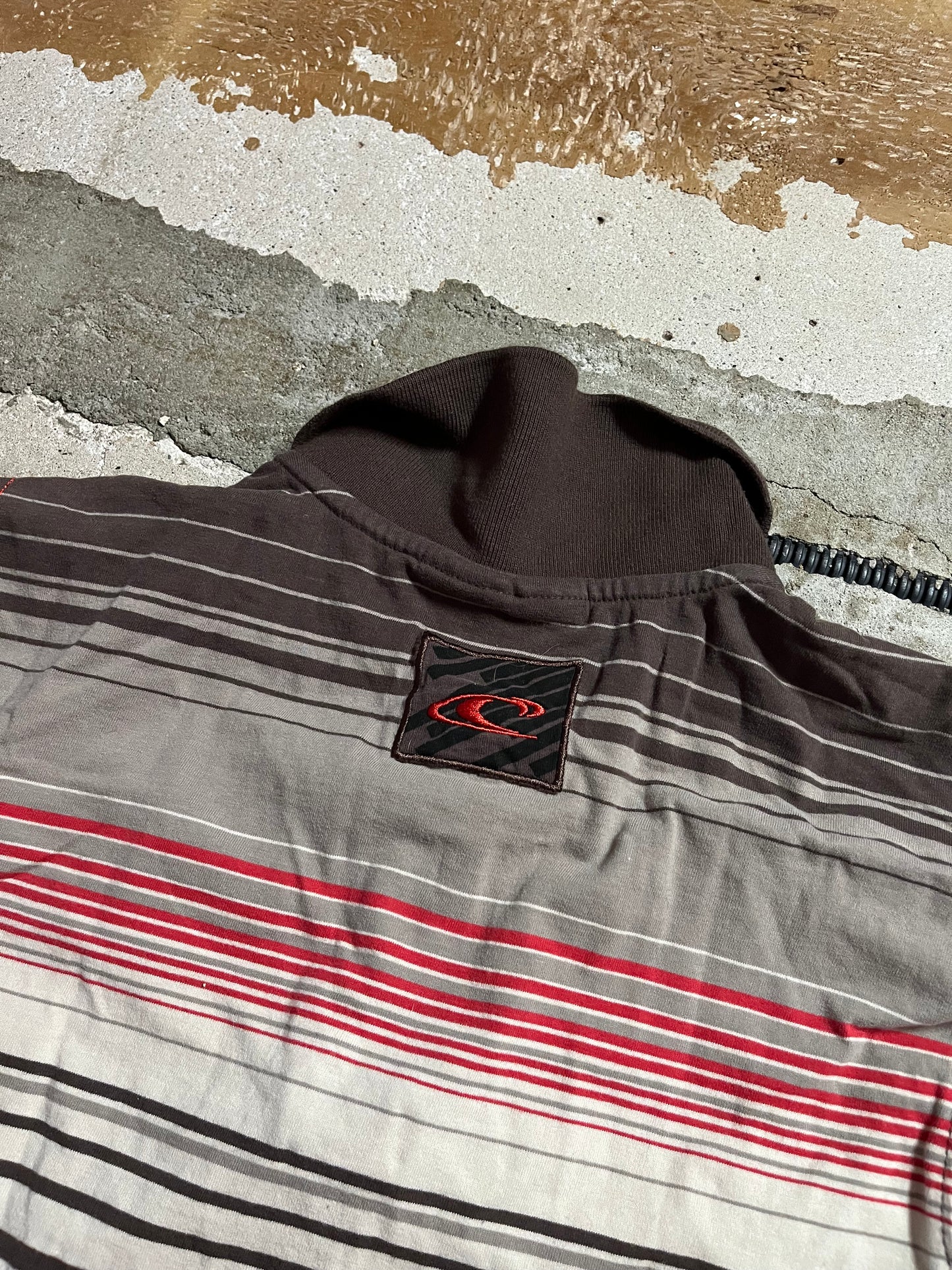 O’neill vintage retro longsleeve polo tee shirt - S