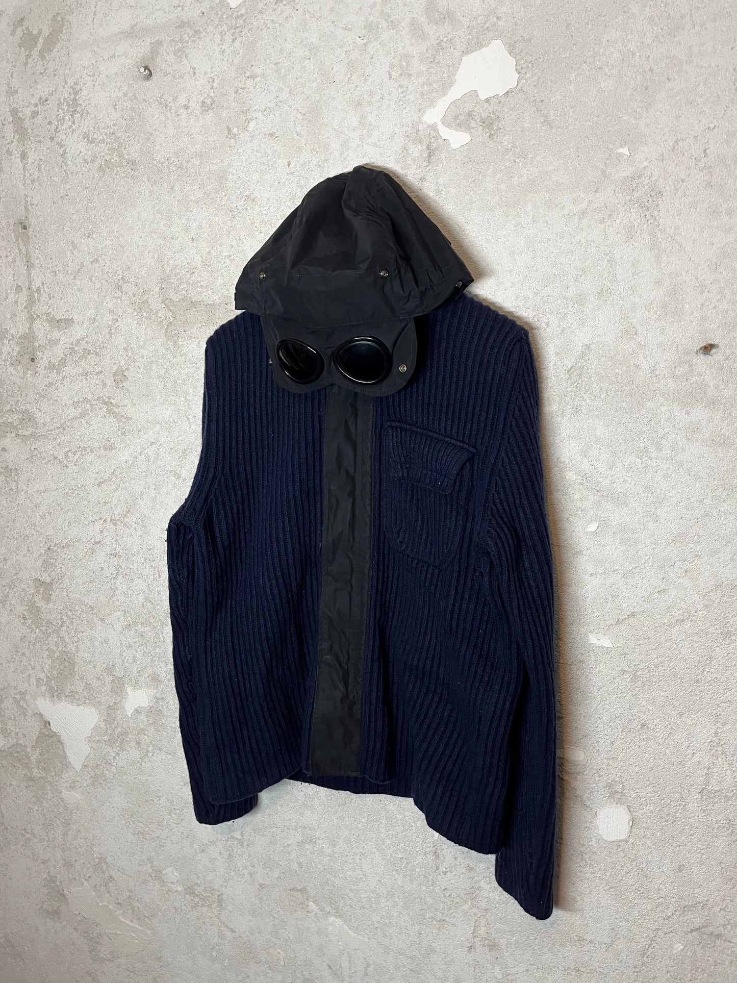 CP Company knitted goggle jacket - M