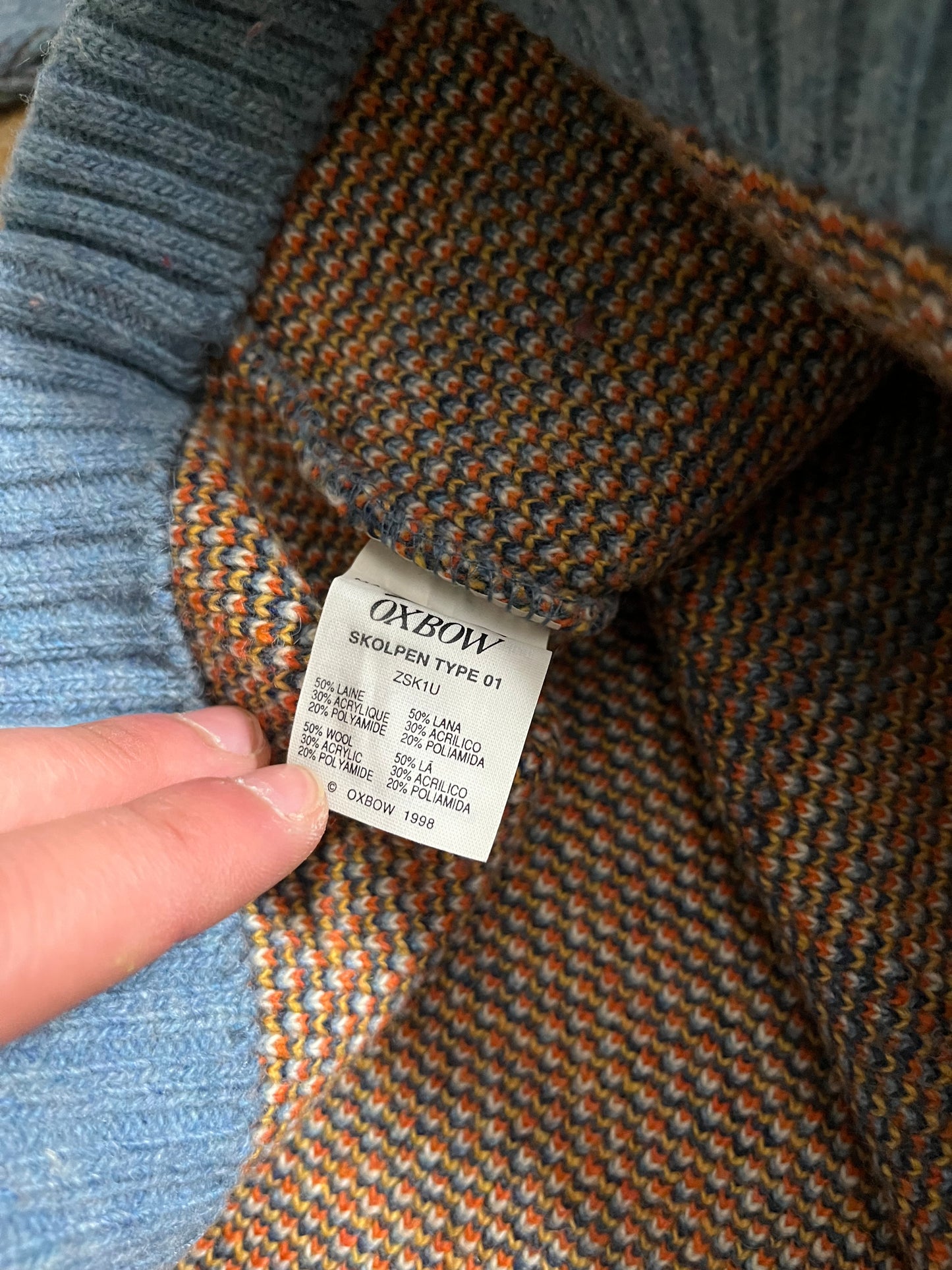 Oxbow vintage ski sweater - M