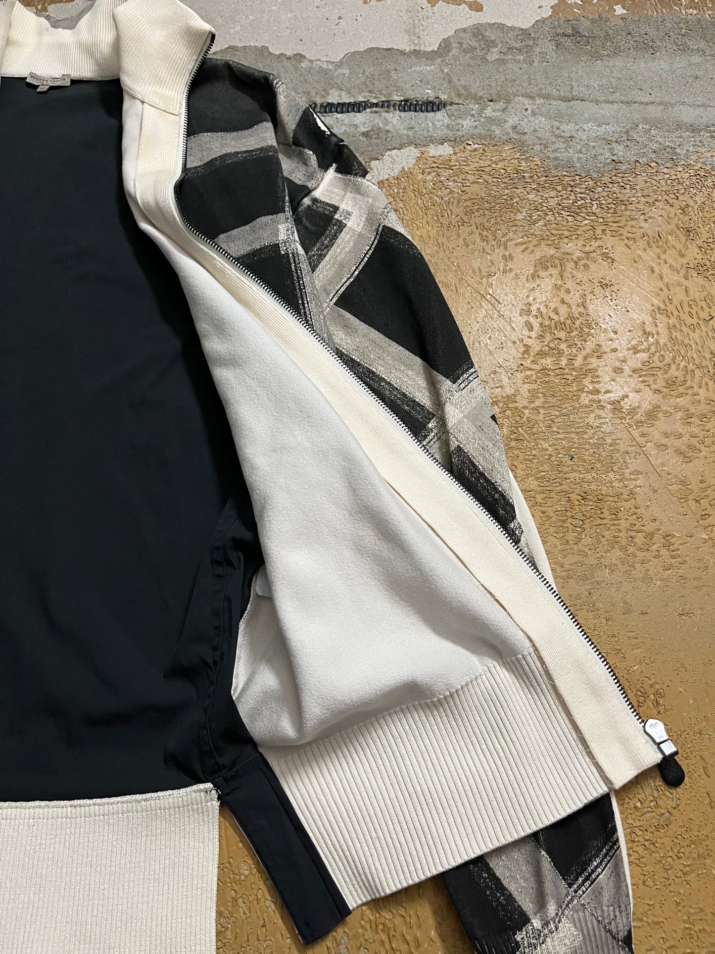 Bottega Veneta ‘22 sample knit zip up sweater - S