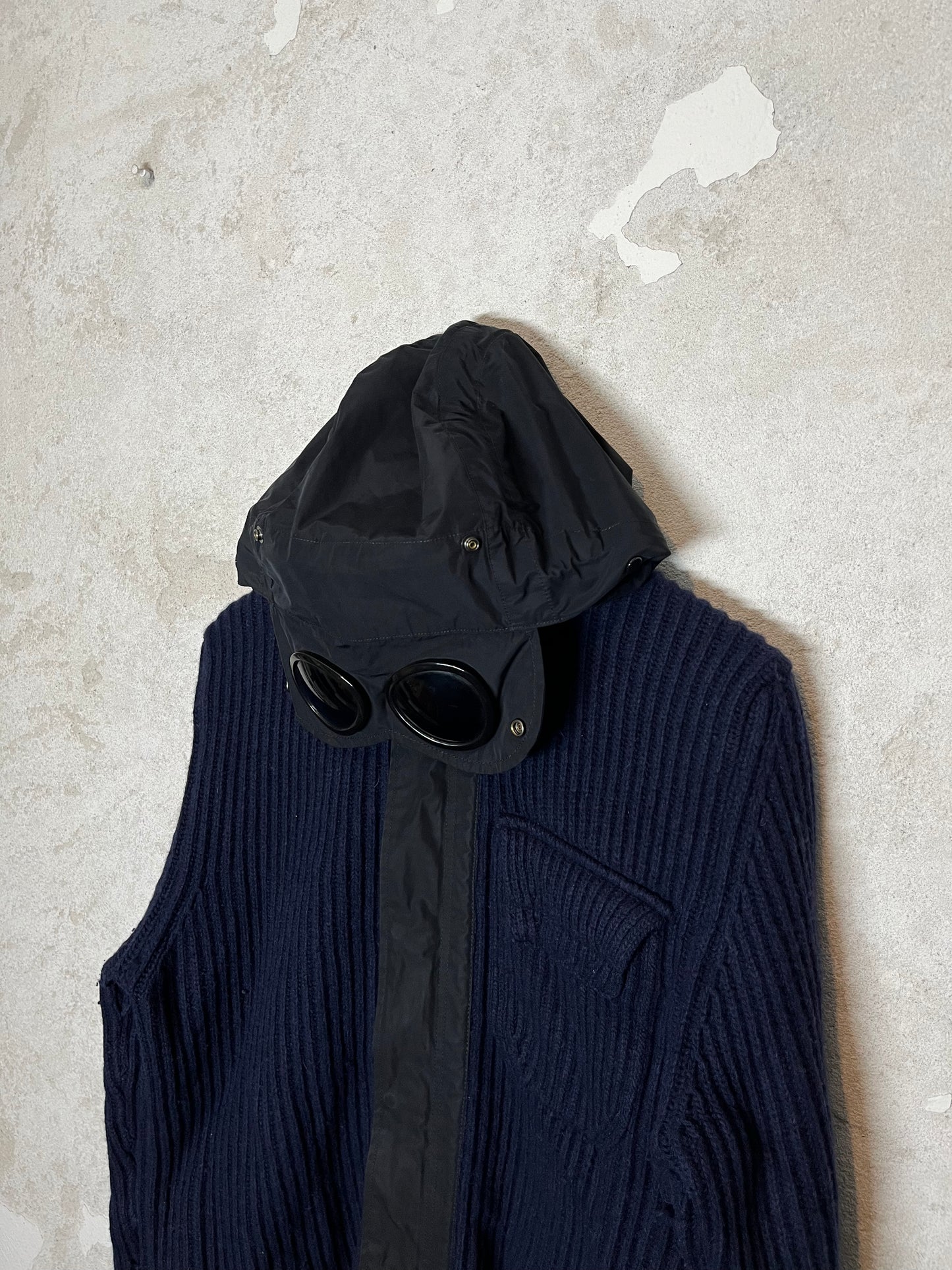 CP Company knitted goggle jacket - M