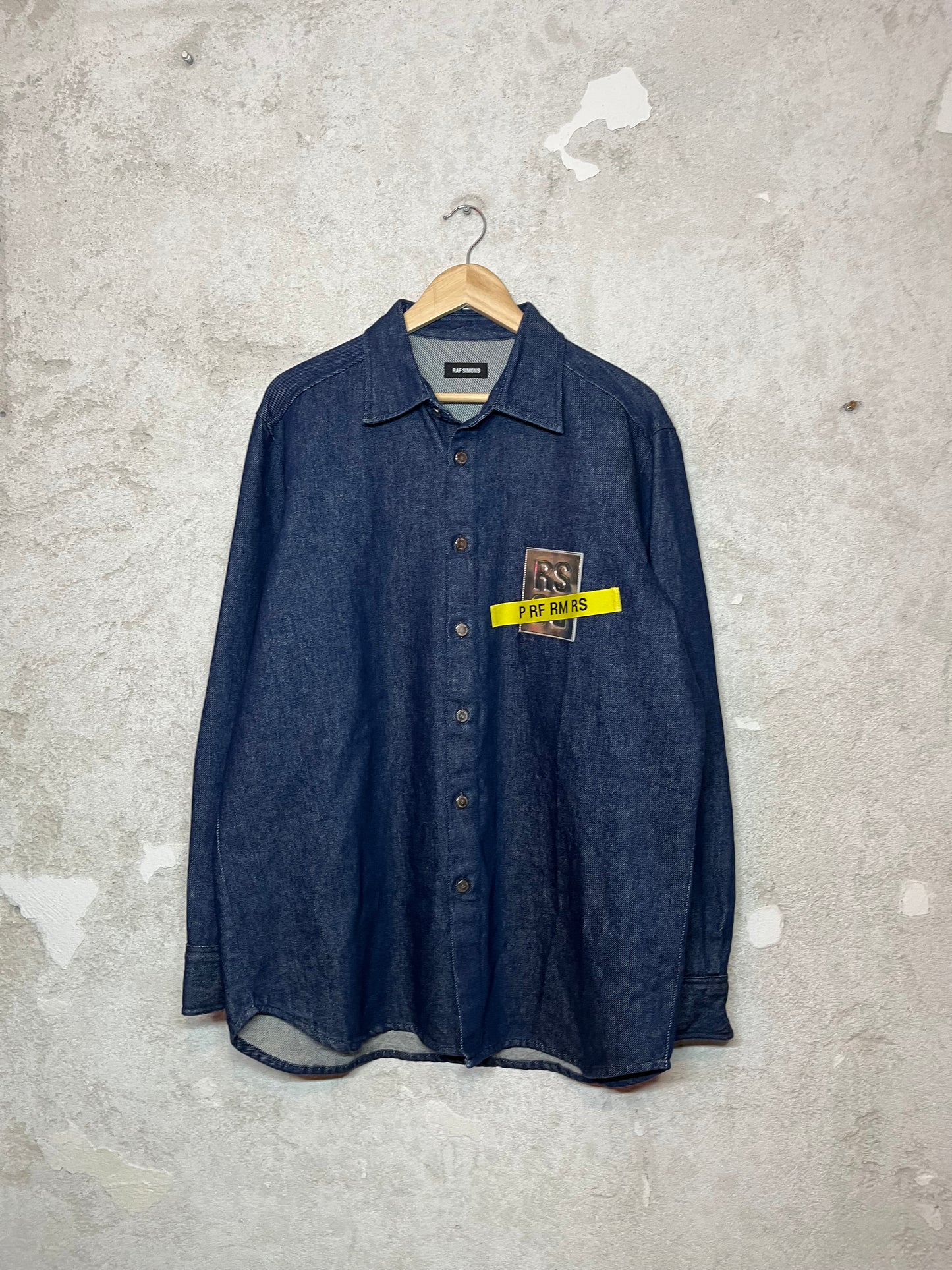 Raf Simons 19SS Runway denim patch jacket - M