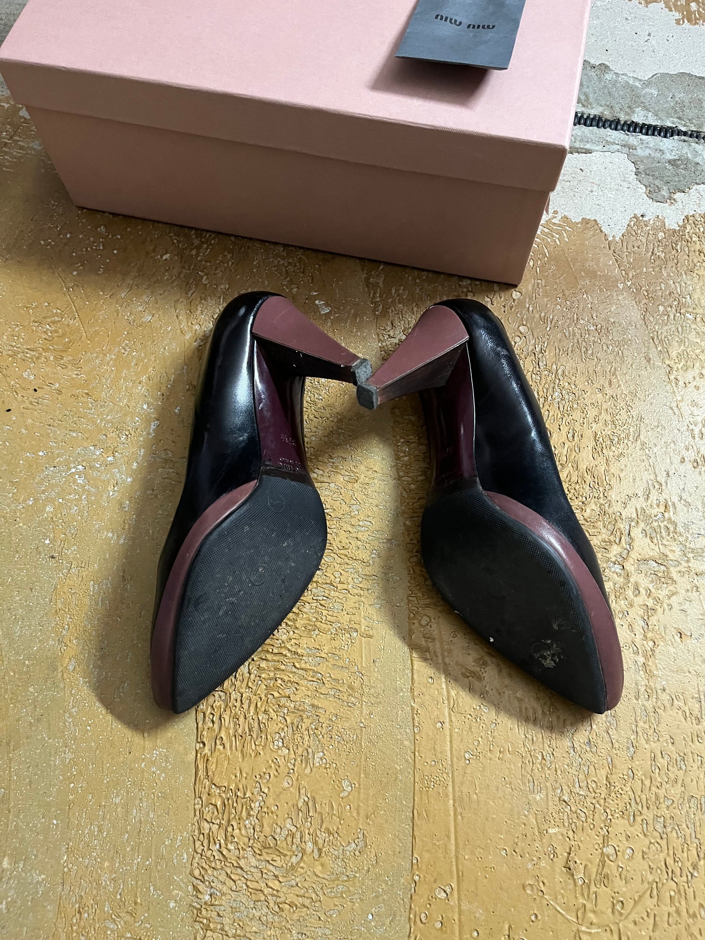 Miu Miu leather heels - 37,5