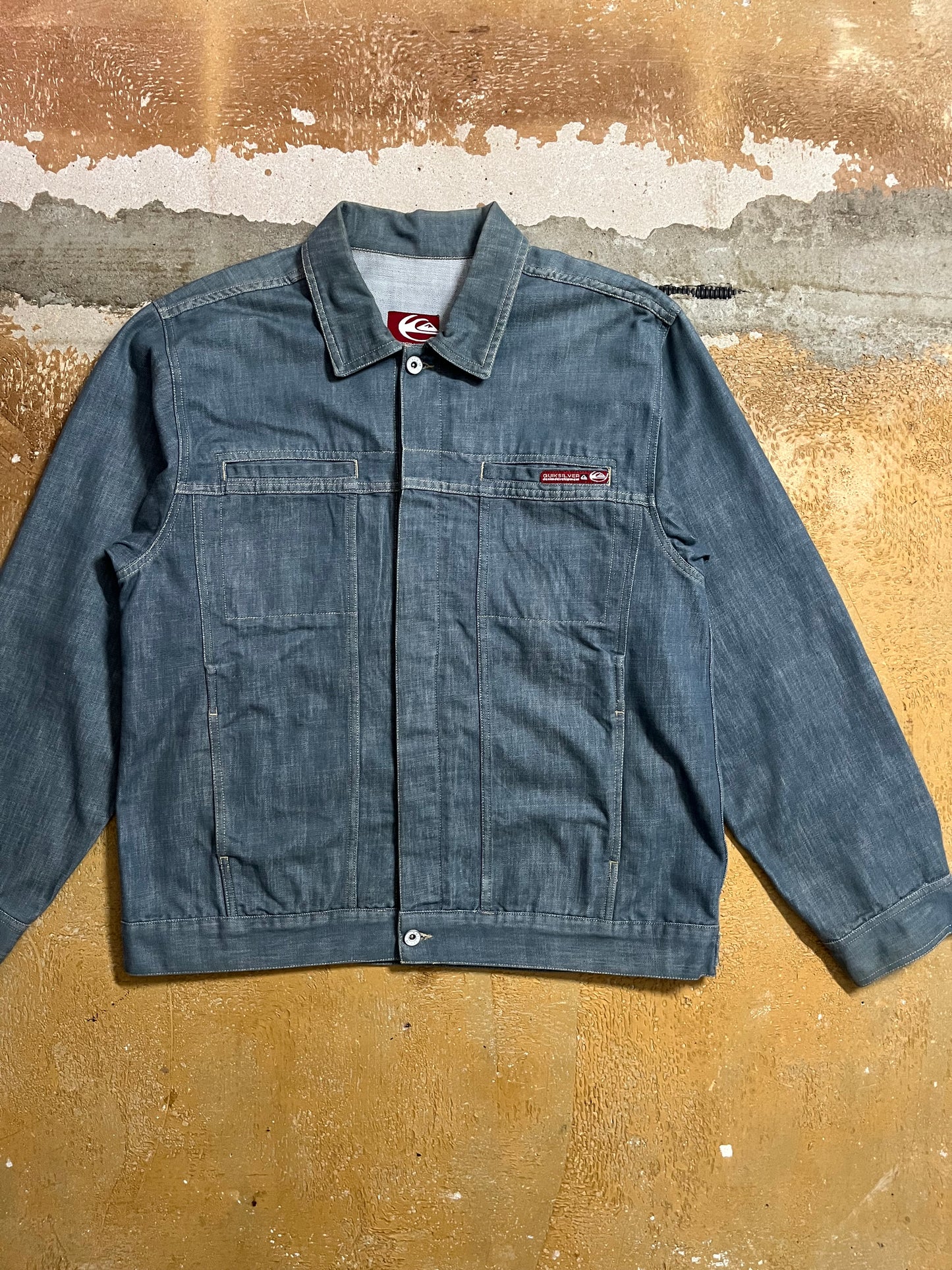 Vintage Quiksilver denim jacket - XL