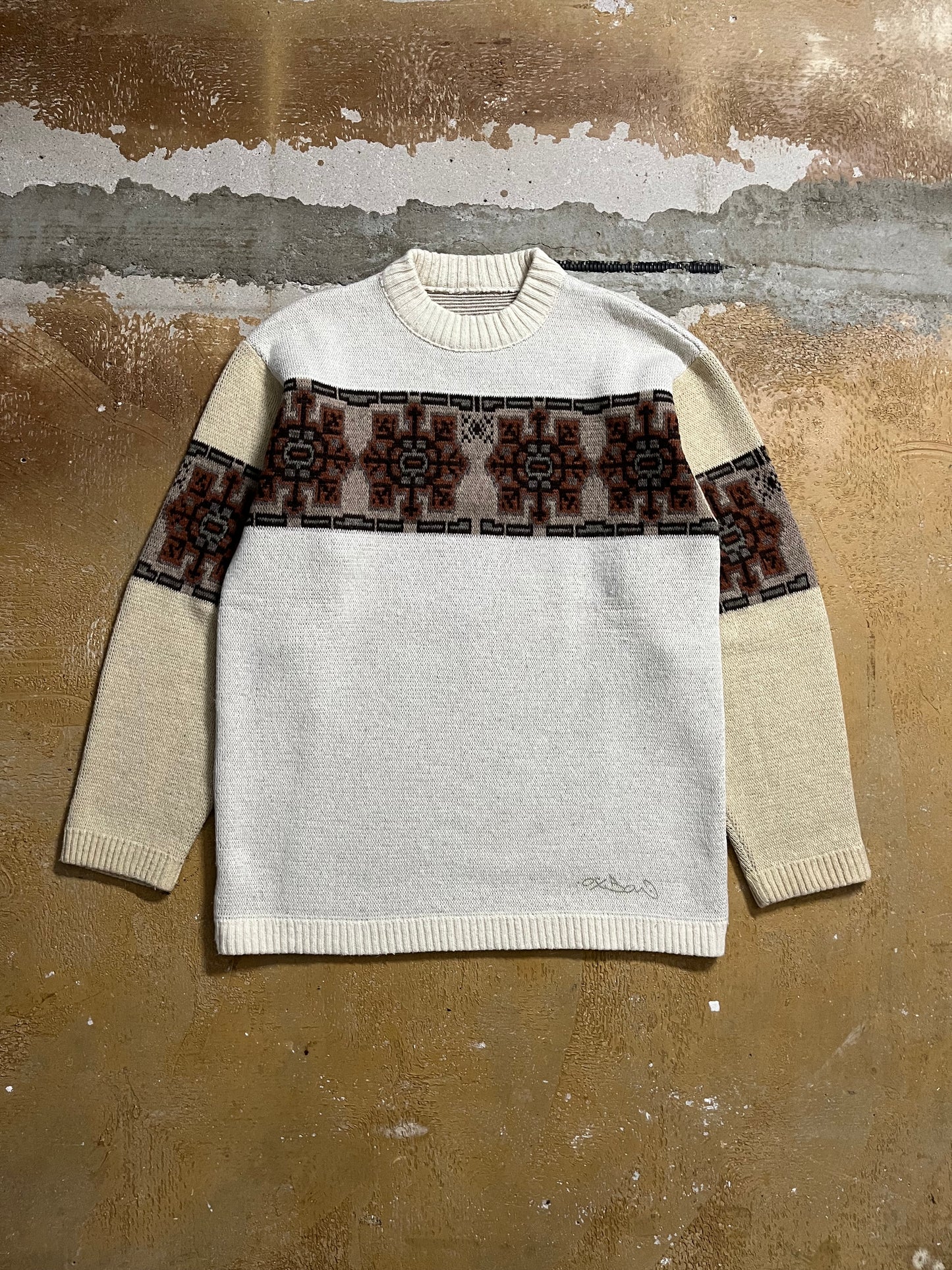 Oxbow vintage knit wool sweater - XL