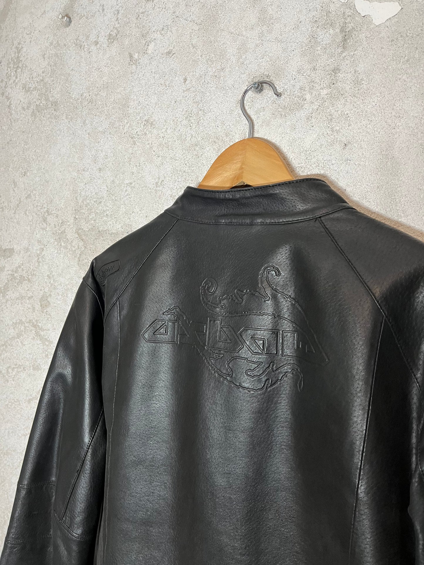 Oxbow vintage motor leather jacket - M