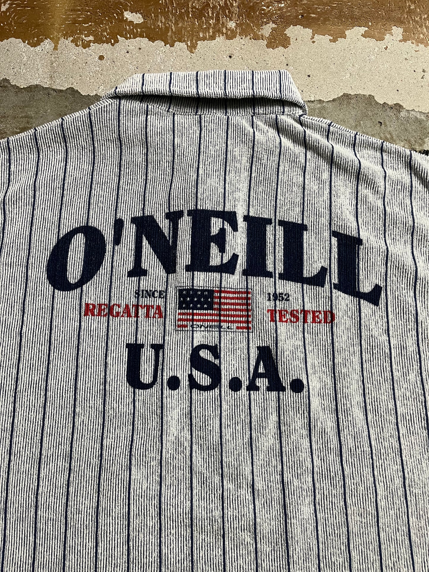 O’neill Nautical wear vintage longsleeve polo shirt - M