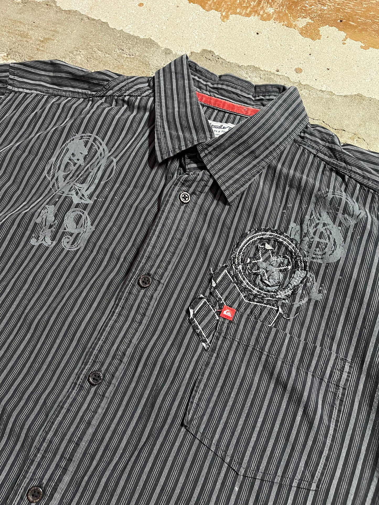 Quiksilver vintage polo tee shirt - XL