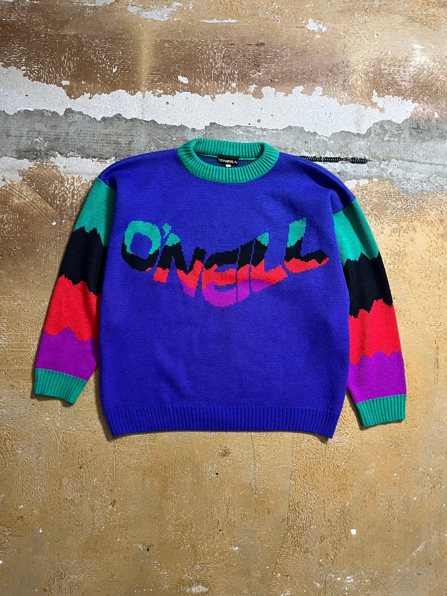 O’neill vintage wool knit sweater - S