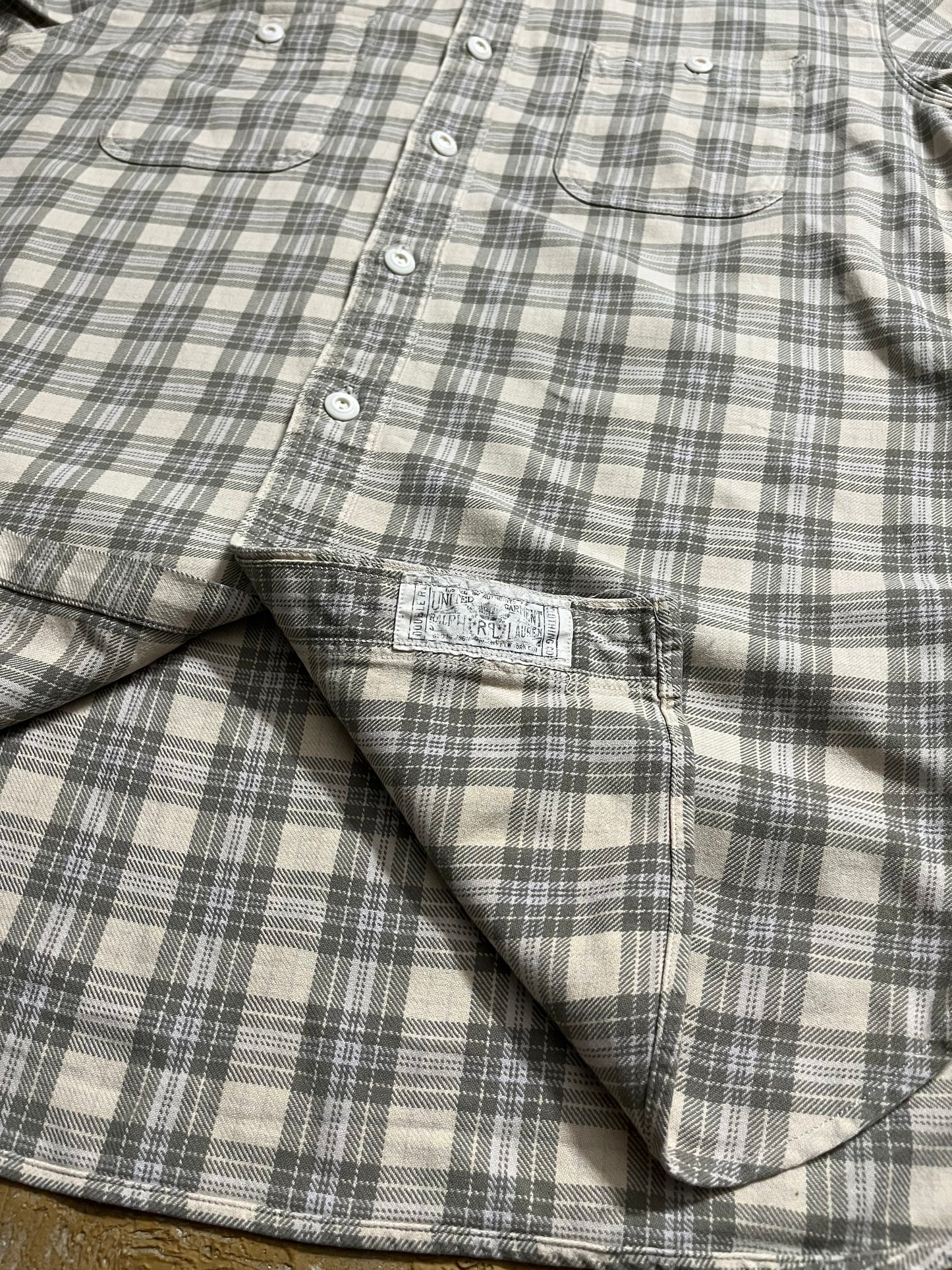 Ralph Lauren double RL workshirt - M