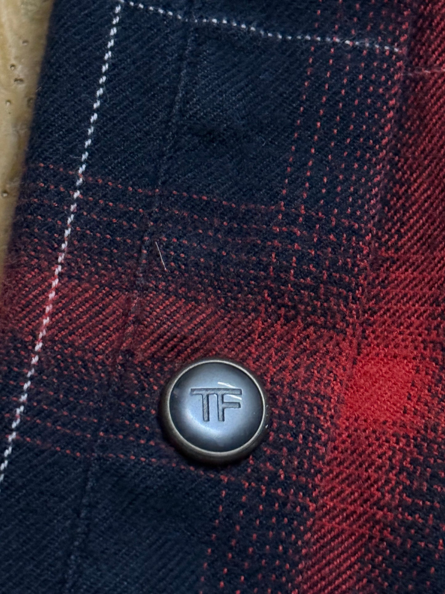 Tom Ford NEW checkered shirt - M
