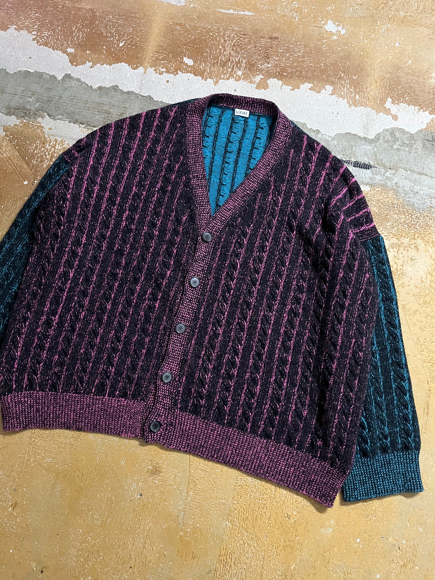 LOEWE SAMPLE knit cardigan sweater -