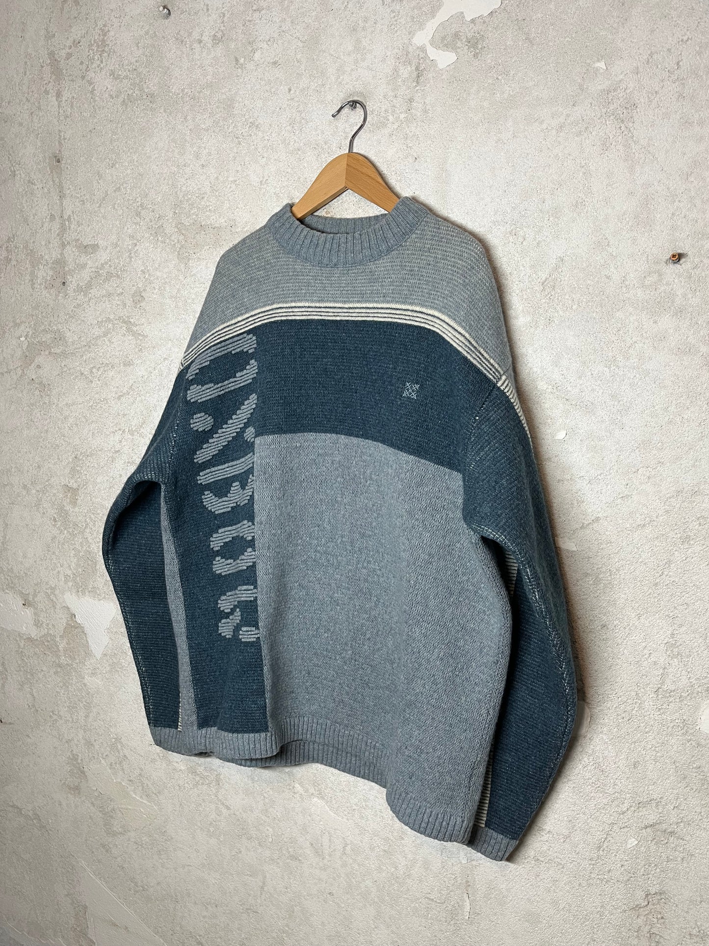 Oxbow vintage retro ski heavy knit sweater - XL