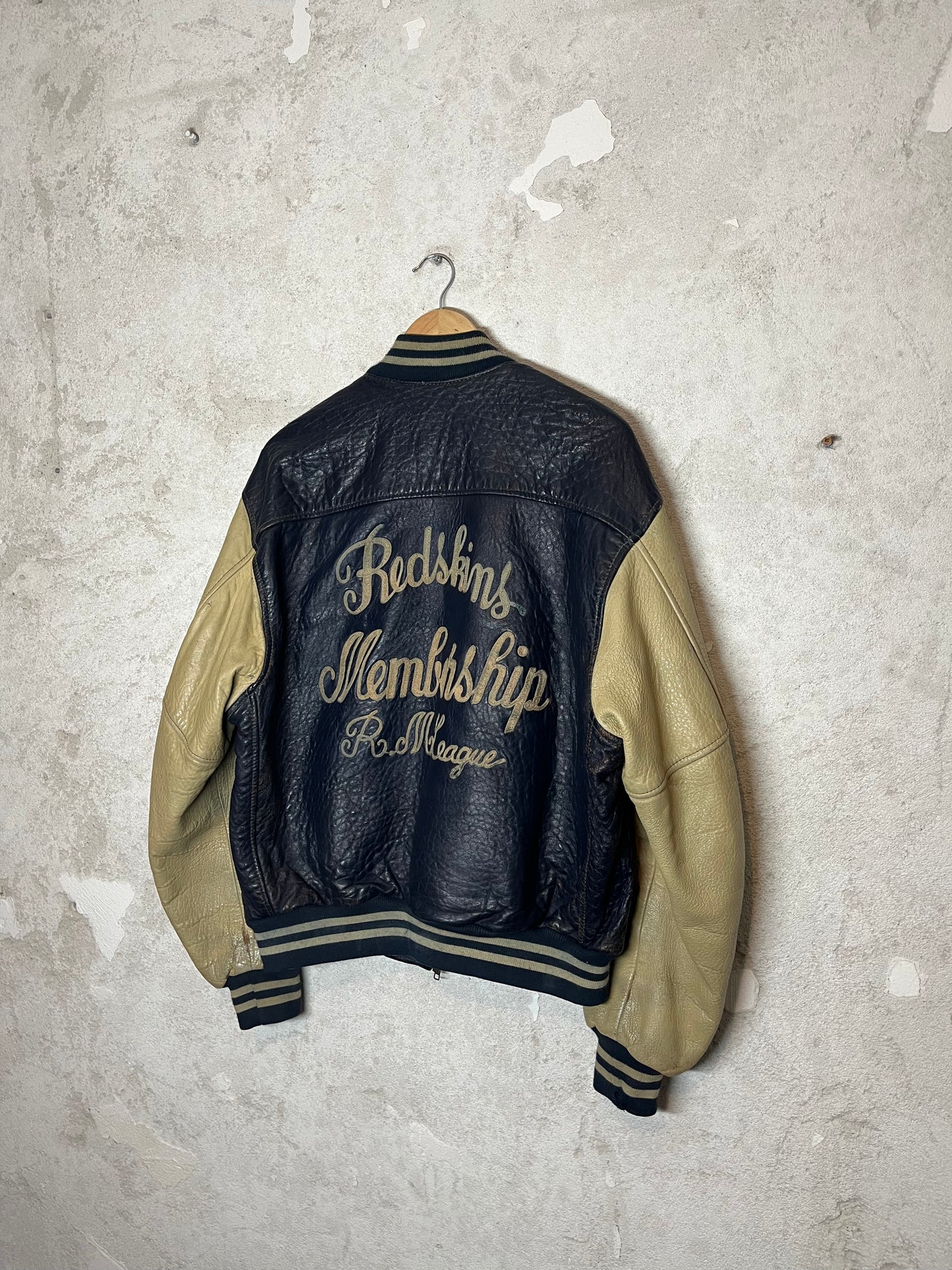 Redskins vintage leather motor jacket - L