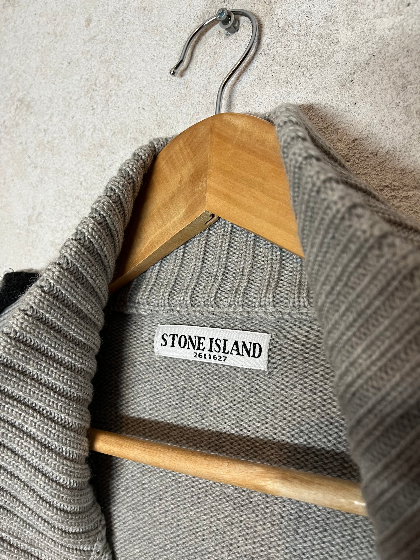 Stone Island knit sweater jacket - S