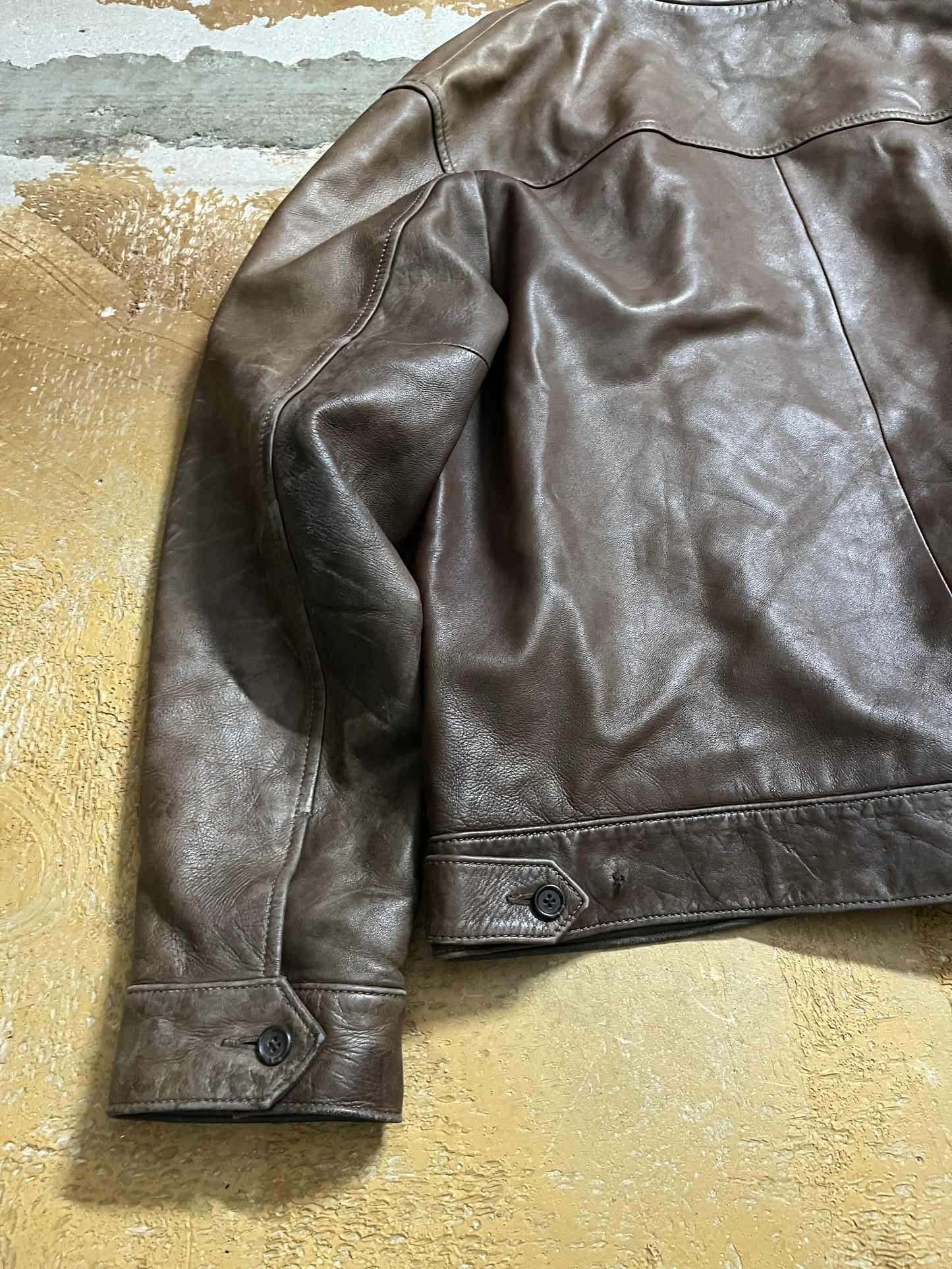 Ralph Lauren Lambskin patina jacket - L