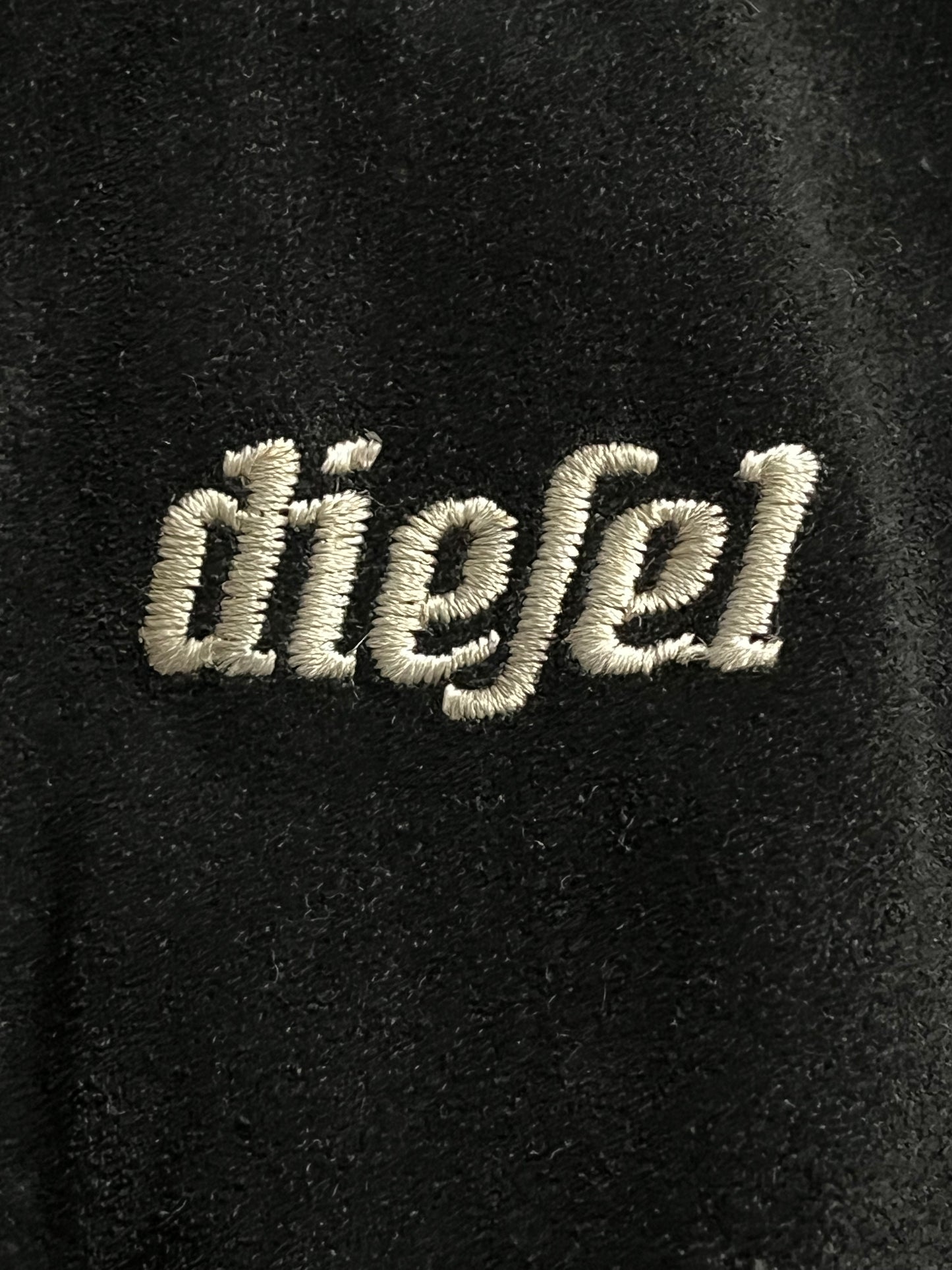 Diesel leather bomber jacket - S