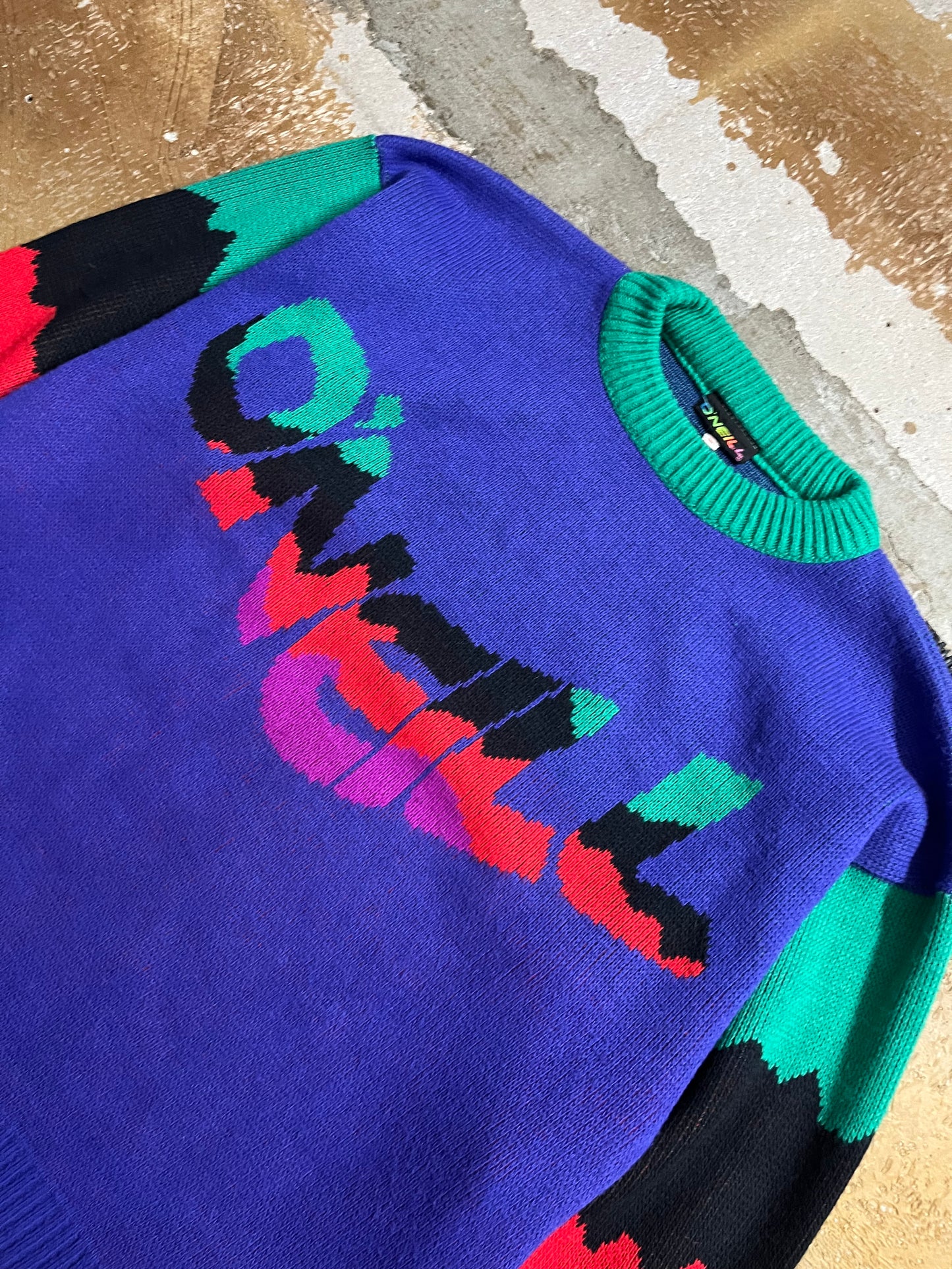 O’neill vintage wool knit sweater - S