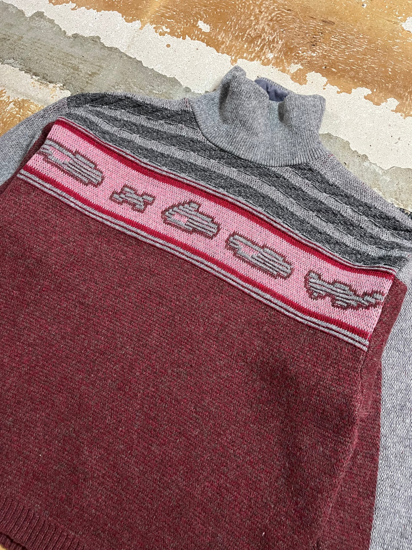 Oxbow vintage ski heavy knit sweater - S