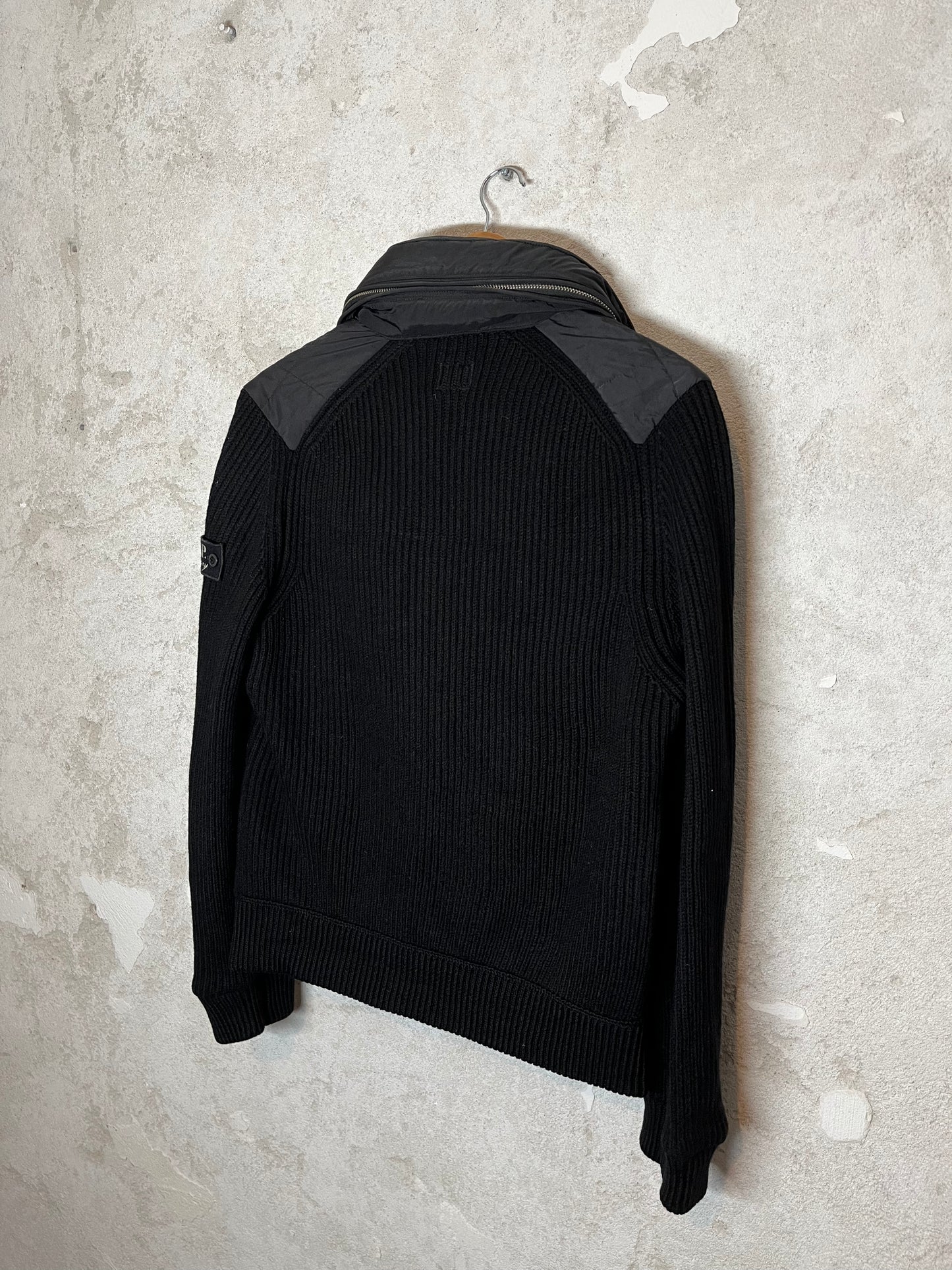 CP Company knitted sleeve badge jacket - XL