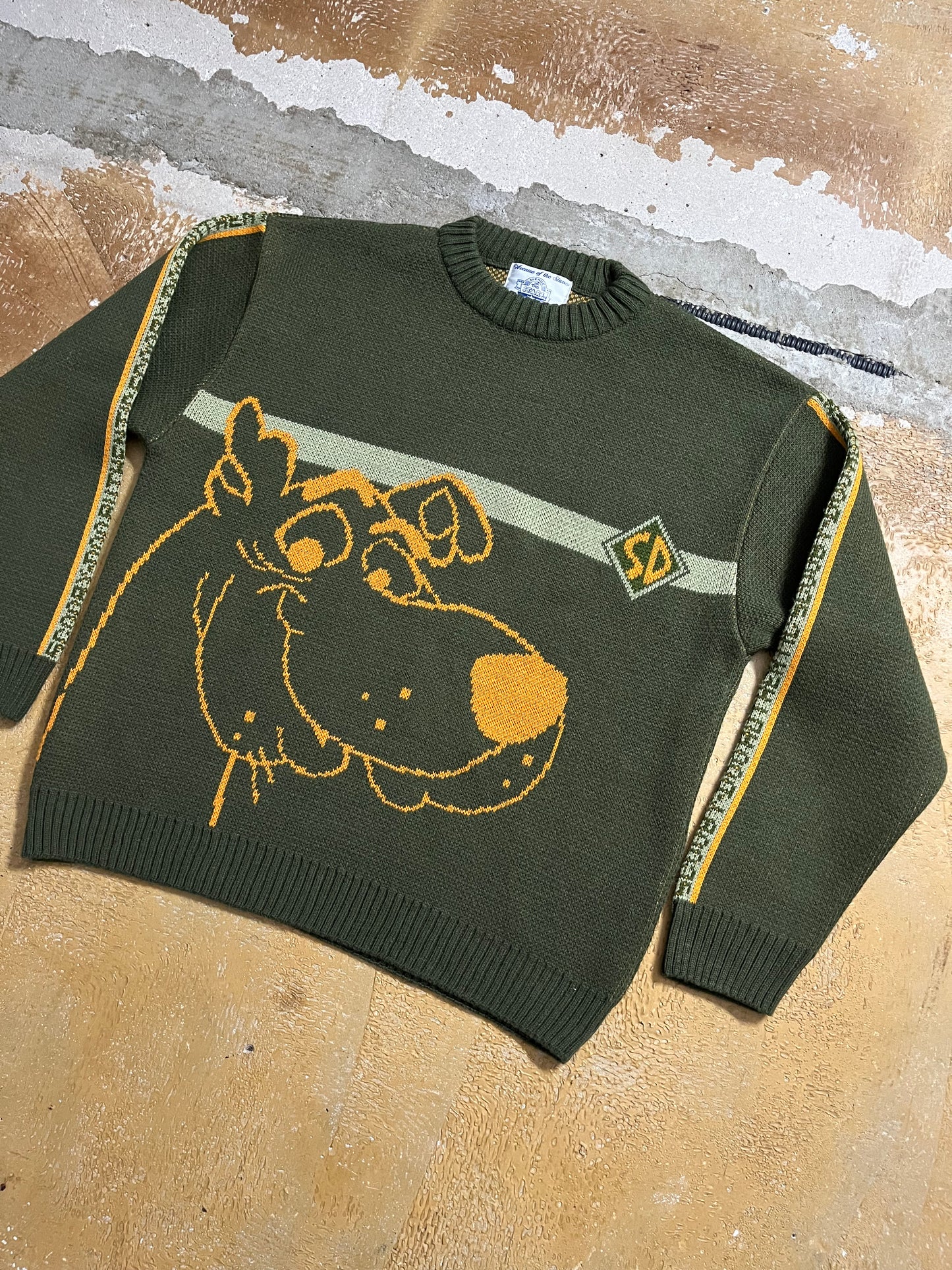 Avenue of the stars vintage knit Scooby Doo sweater - S