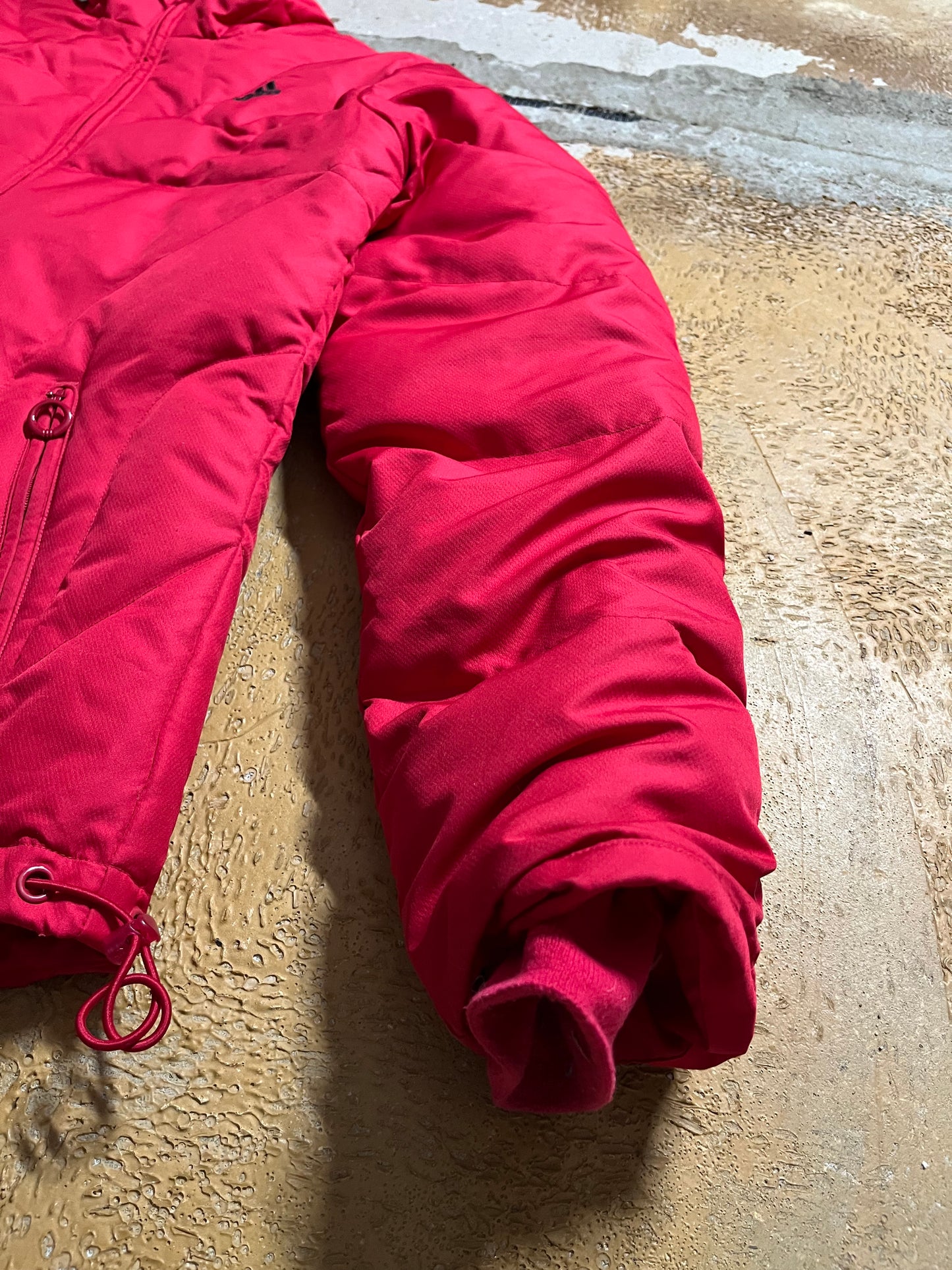 Adidas vintage puffer down jacket - S