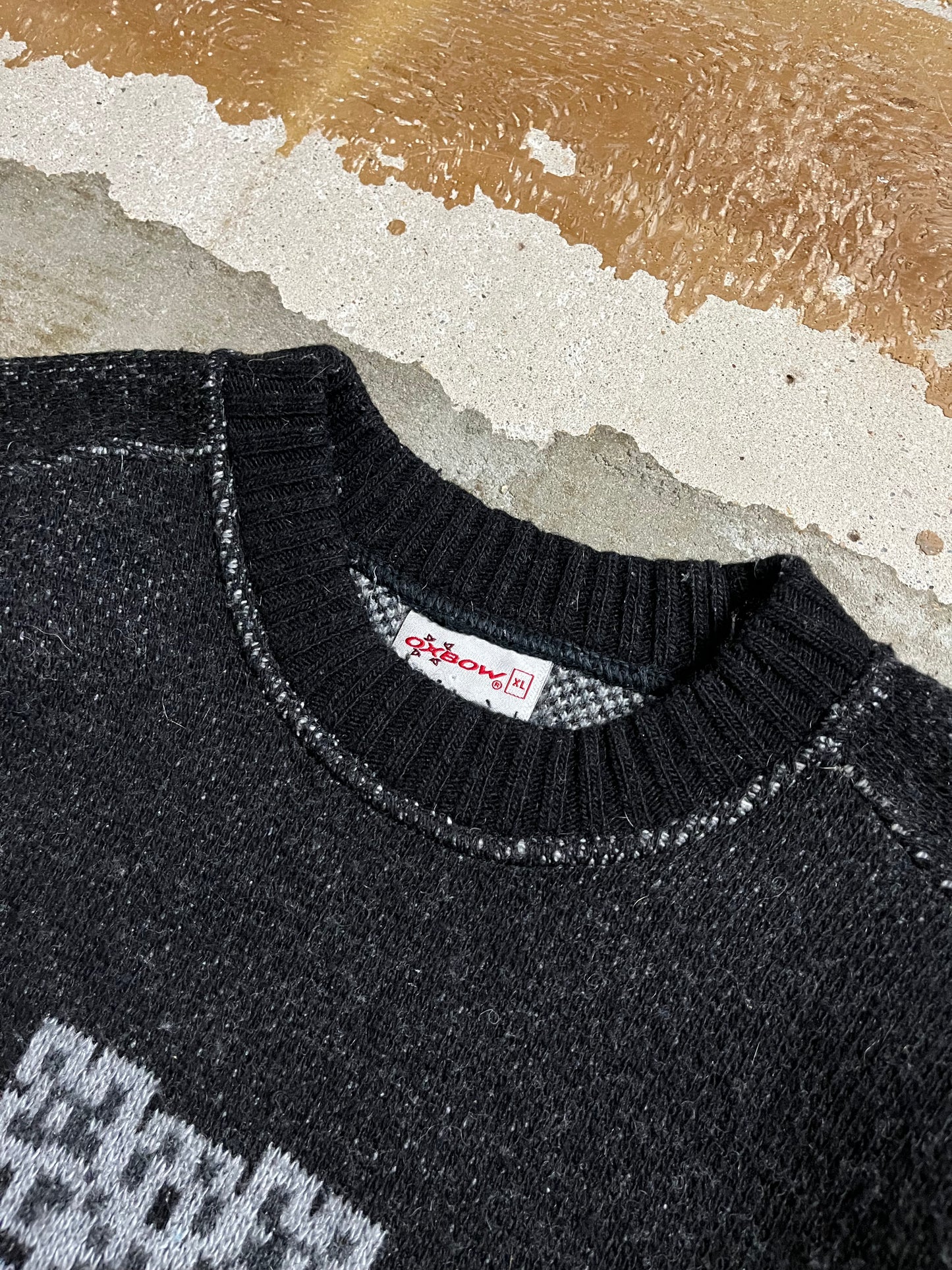 Oxbow vintage ski sweater - M