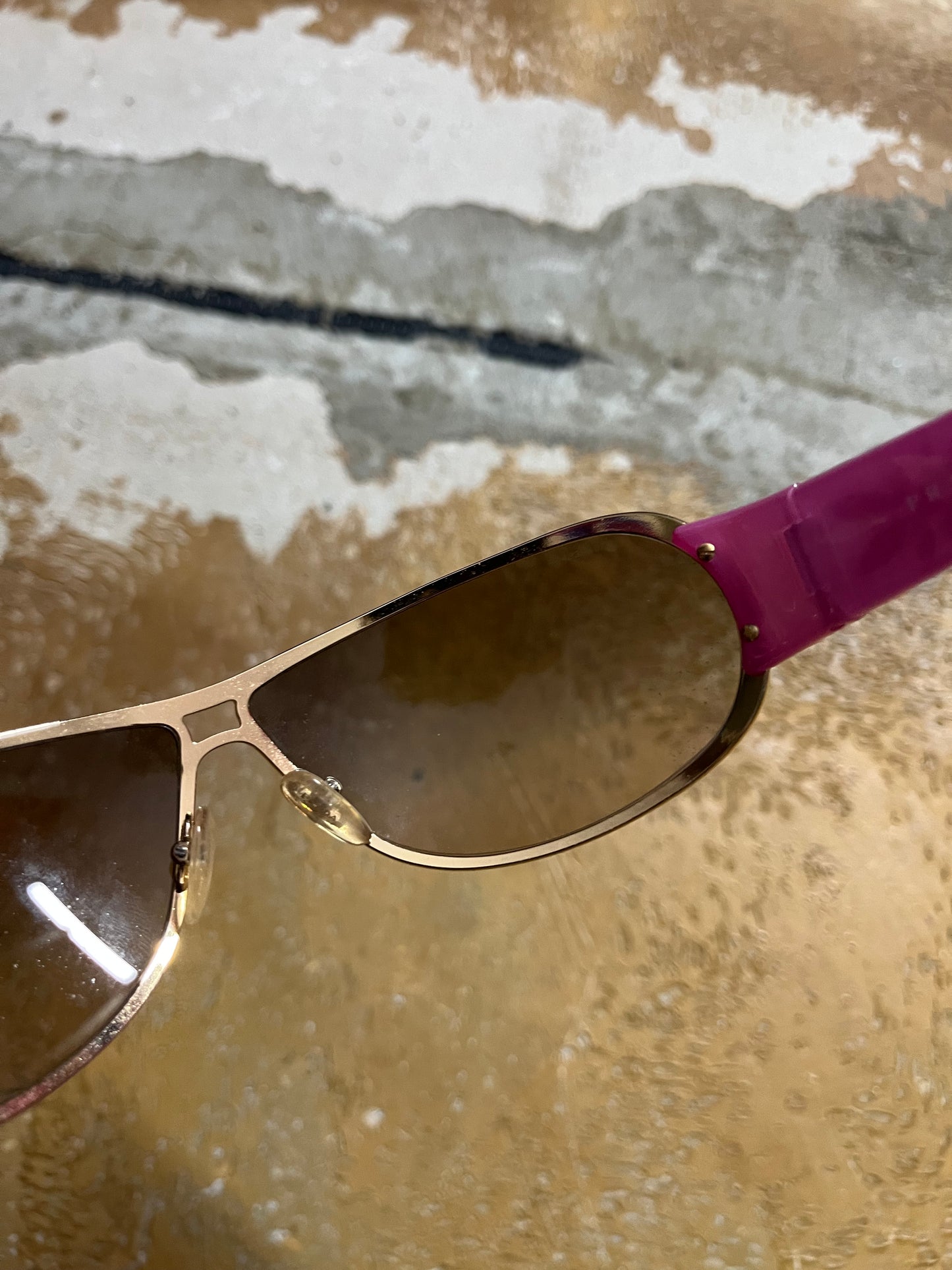 Vintage Prada pink sunglasses with box
