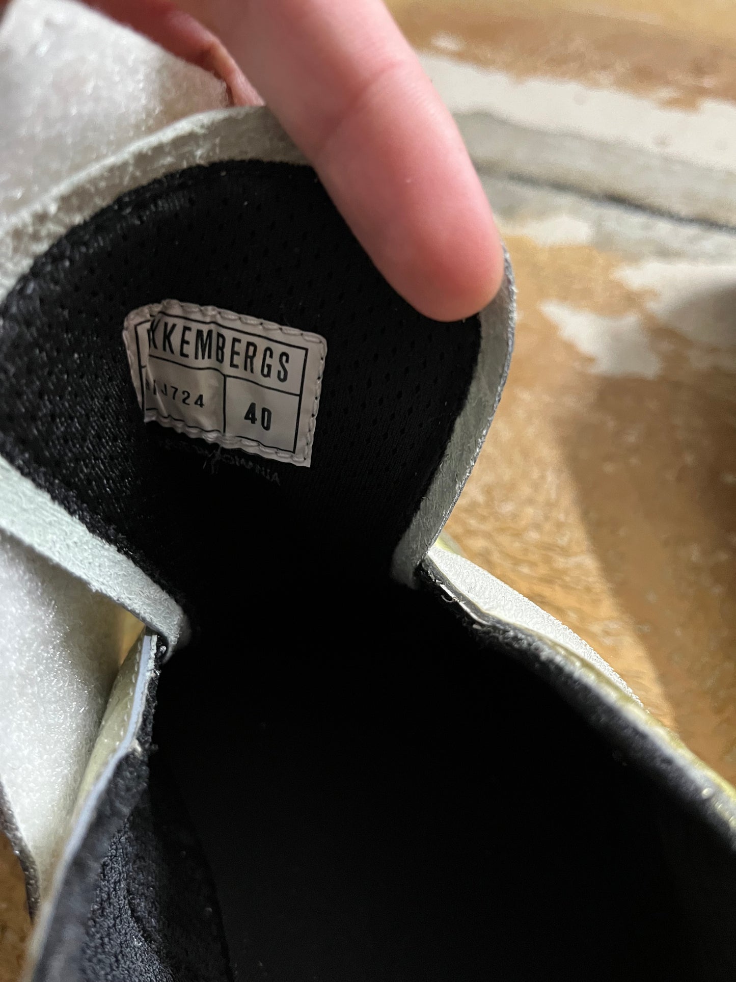 Dirk Bikkembergs gold shoes NEW - 40