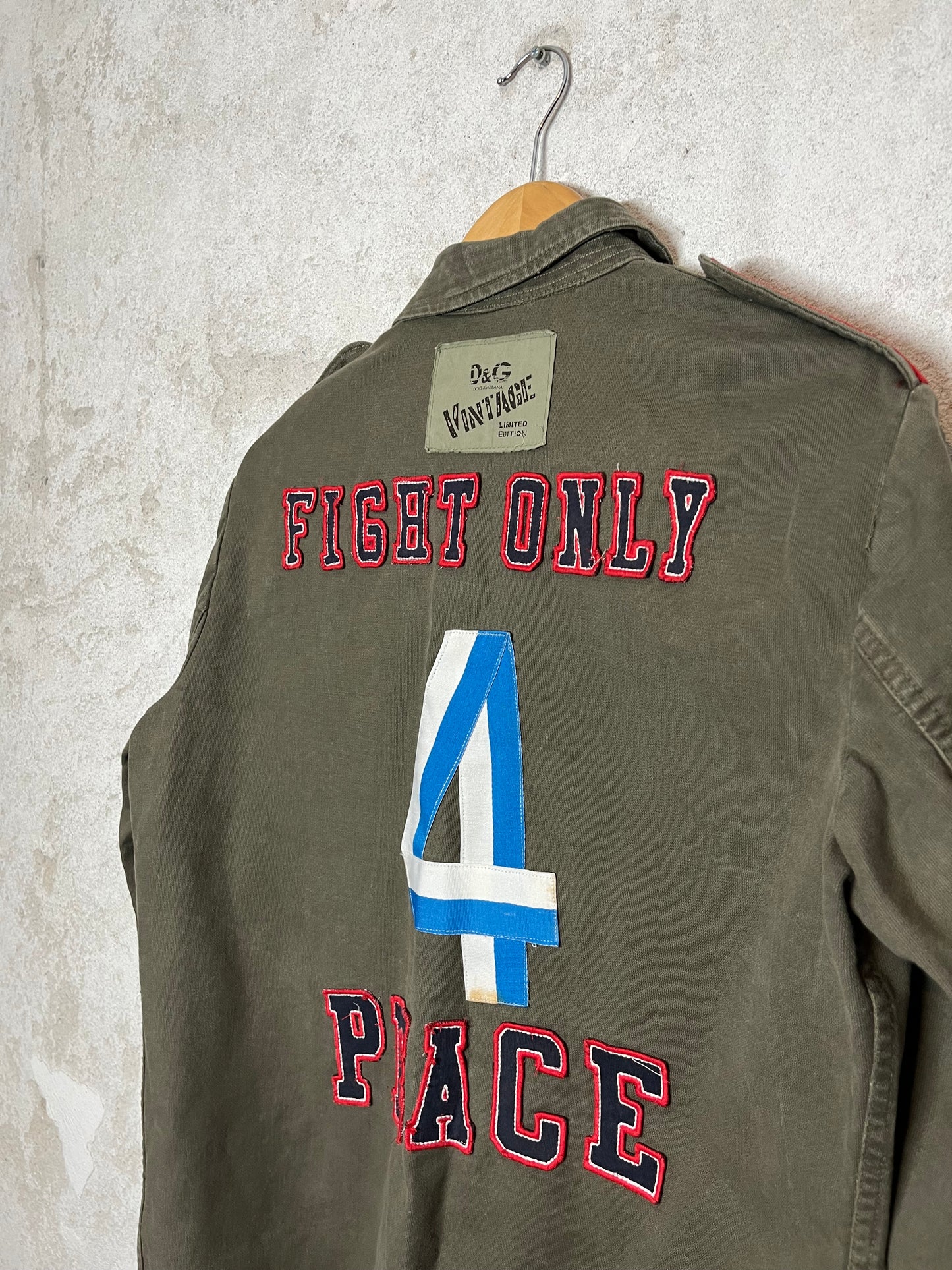 Dolce & Gabbana military peace jacket - L