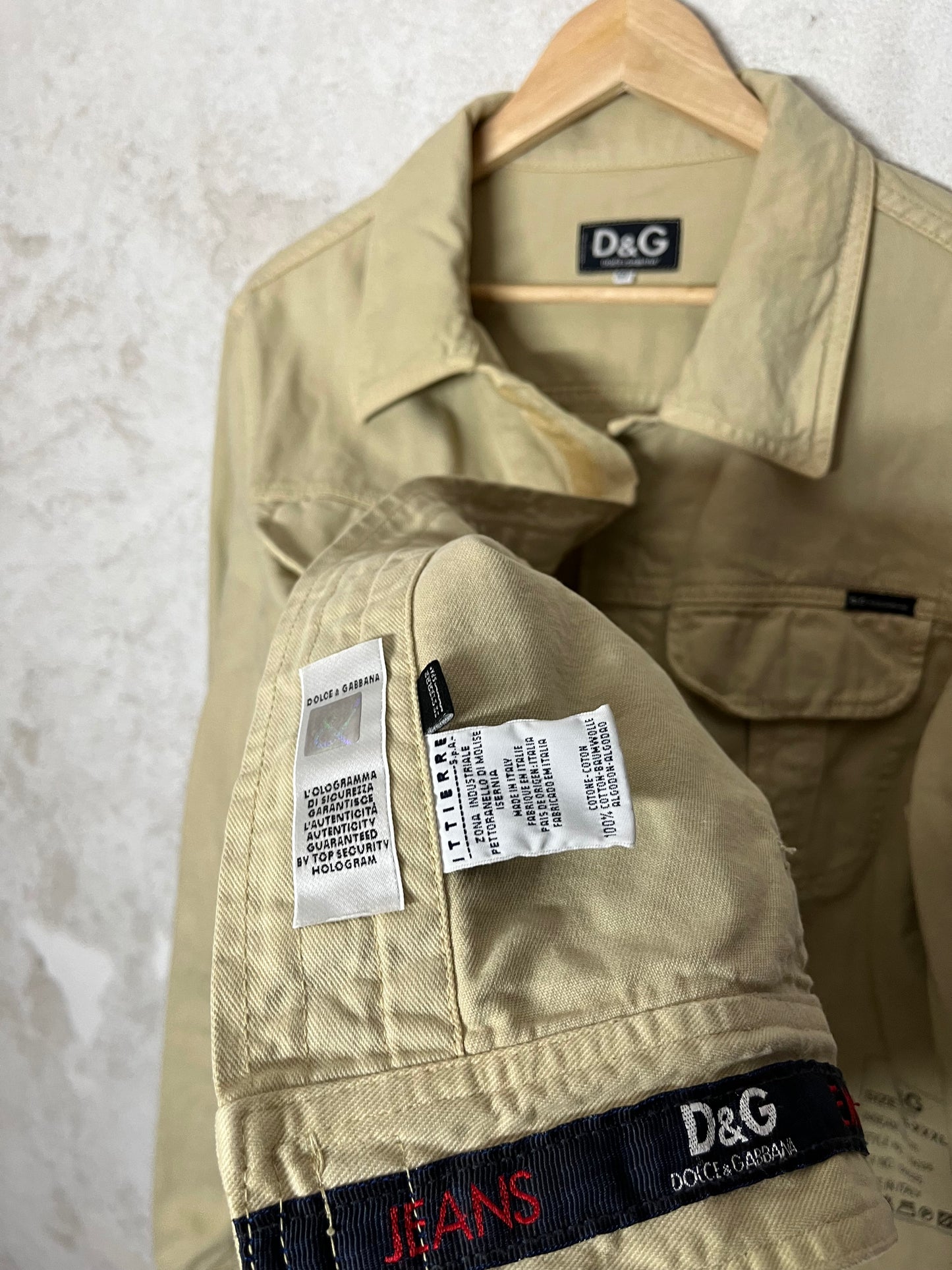 Dolce & Gabbana vintage overshirt jacket - XL