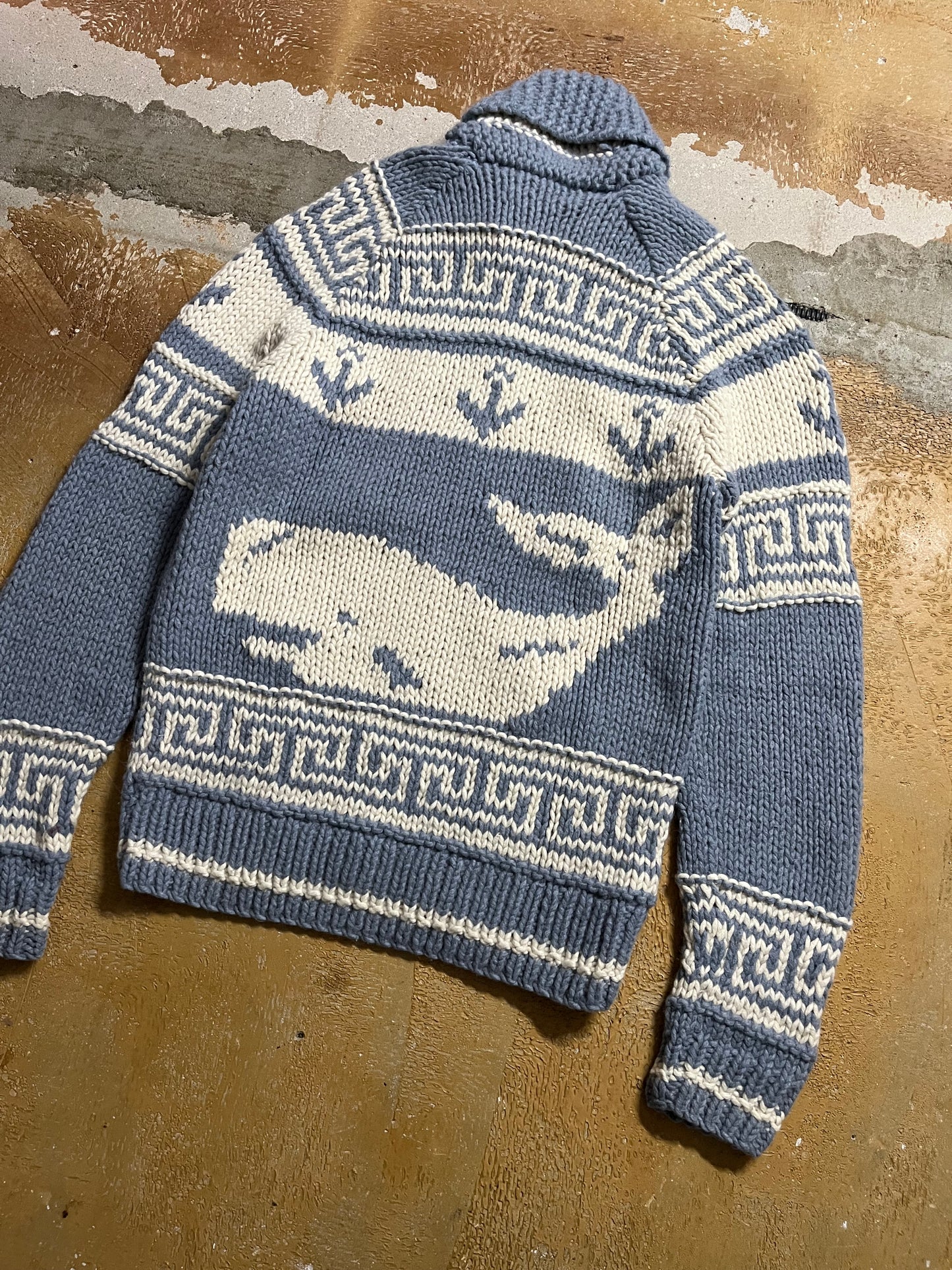 Ralph Lauren Double RL whale Hand Knit sweater - S