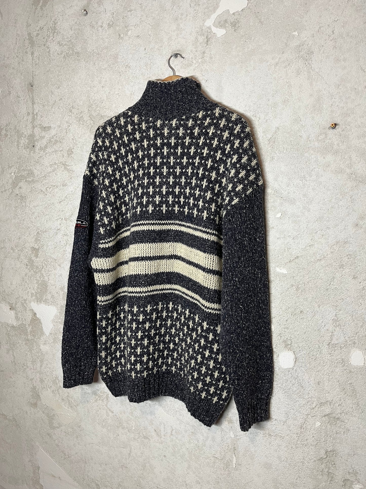 O'neill vintage 90s heavy knit retro ski snowboard sweater - XL