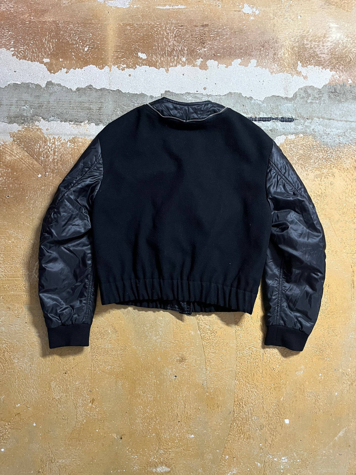 Dries van Noten vintage FW2007 gimp fill zip gimp bomber jacket - S