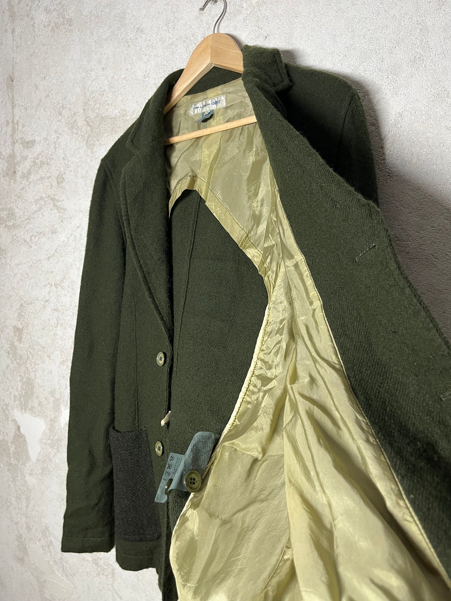 Junya Watanabe Comme des Garcons 100% wool blazer jacket - L