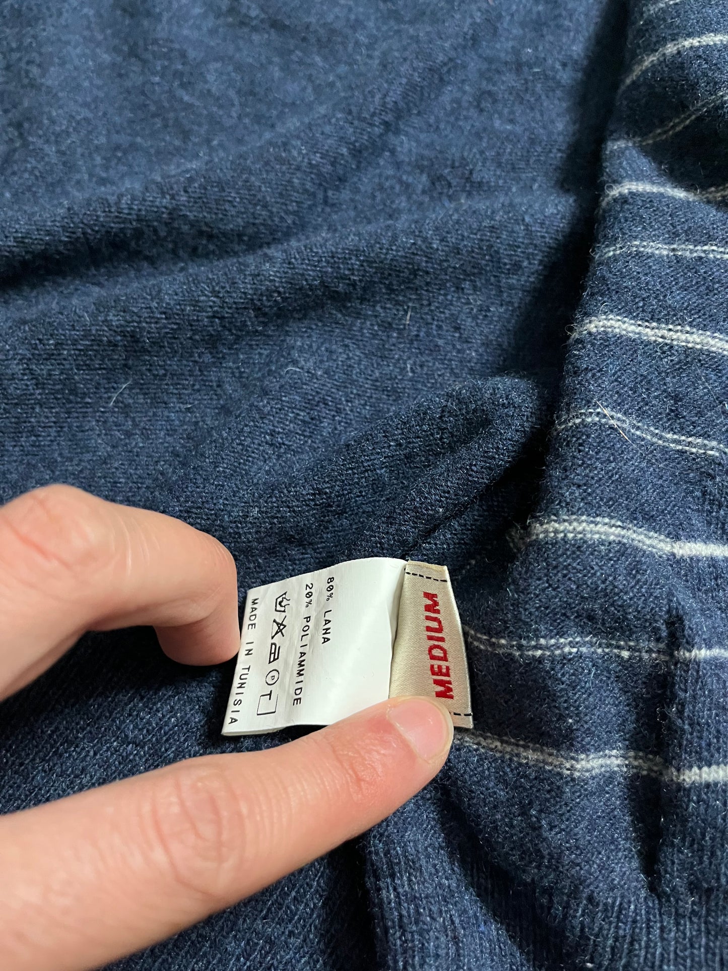 Evisu wool vintage hoodie zip-up - S
