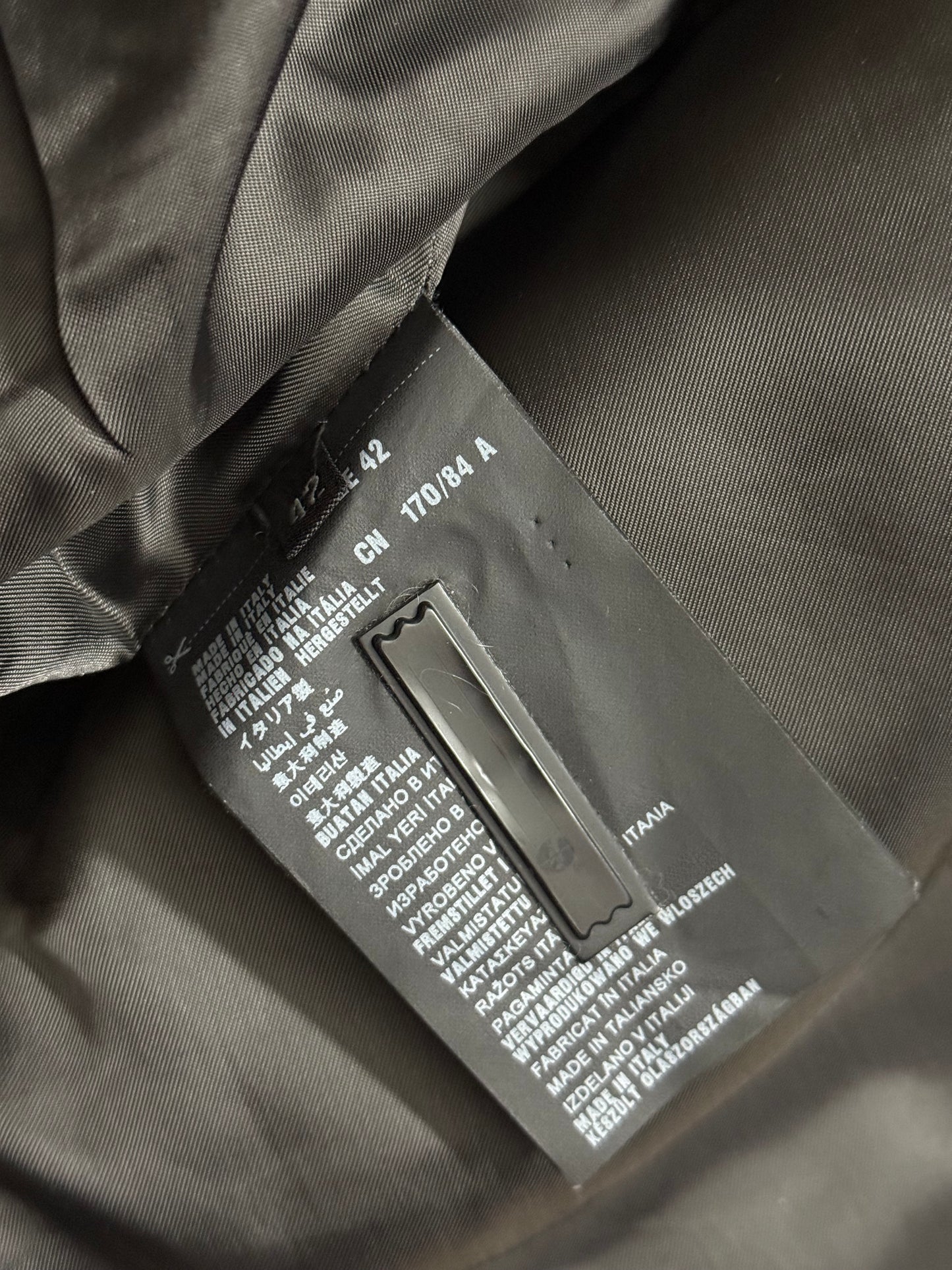 Prada 100% Wool trenchcoat designer jacket - M