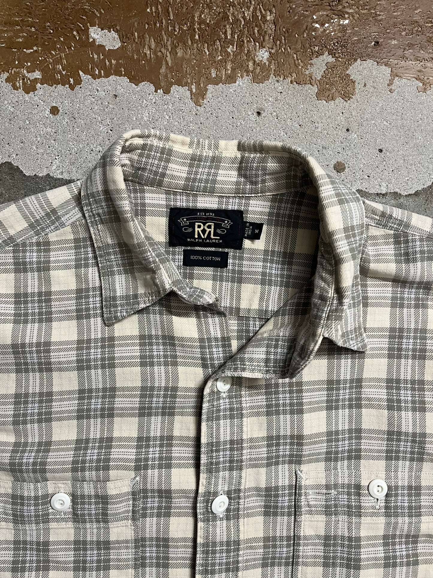 Ralph Lauren double RL workshirt - M