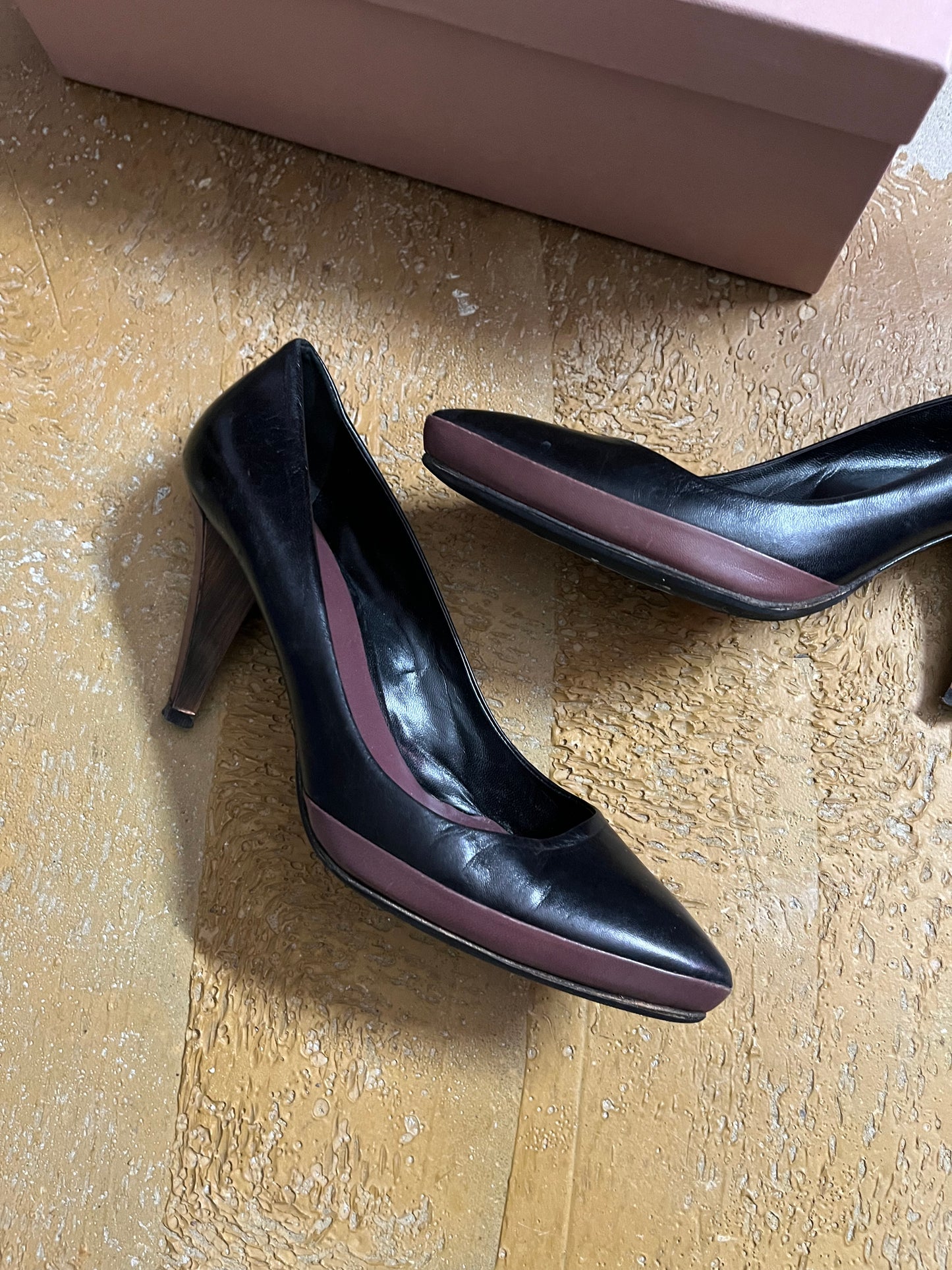 Miu Miu leather heels - 37,5