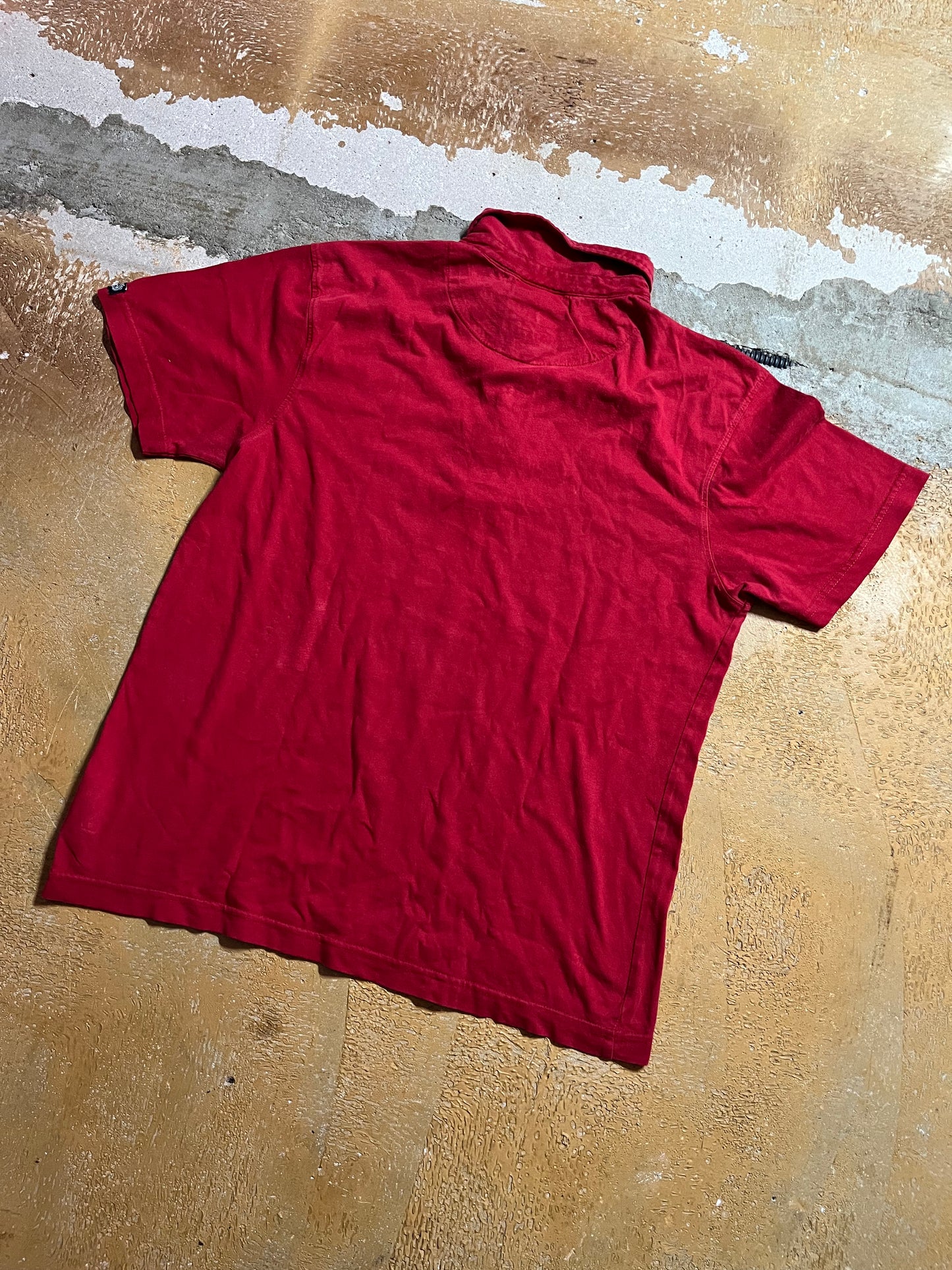 Billabong vintage red polo tee shirt - S