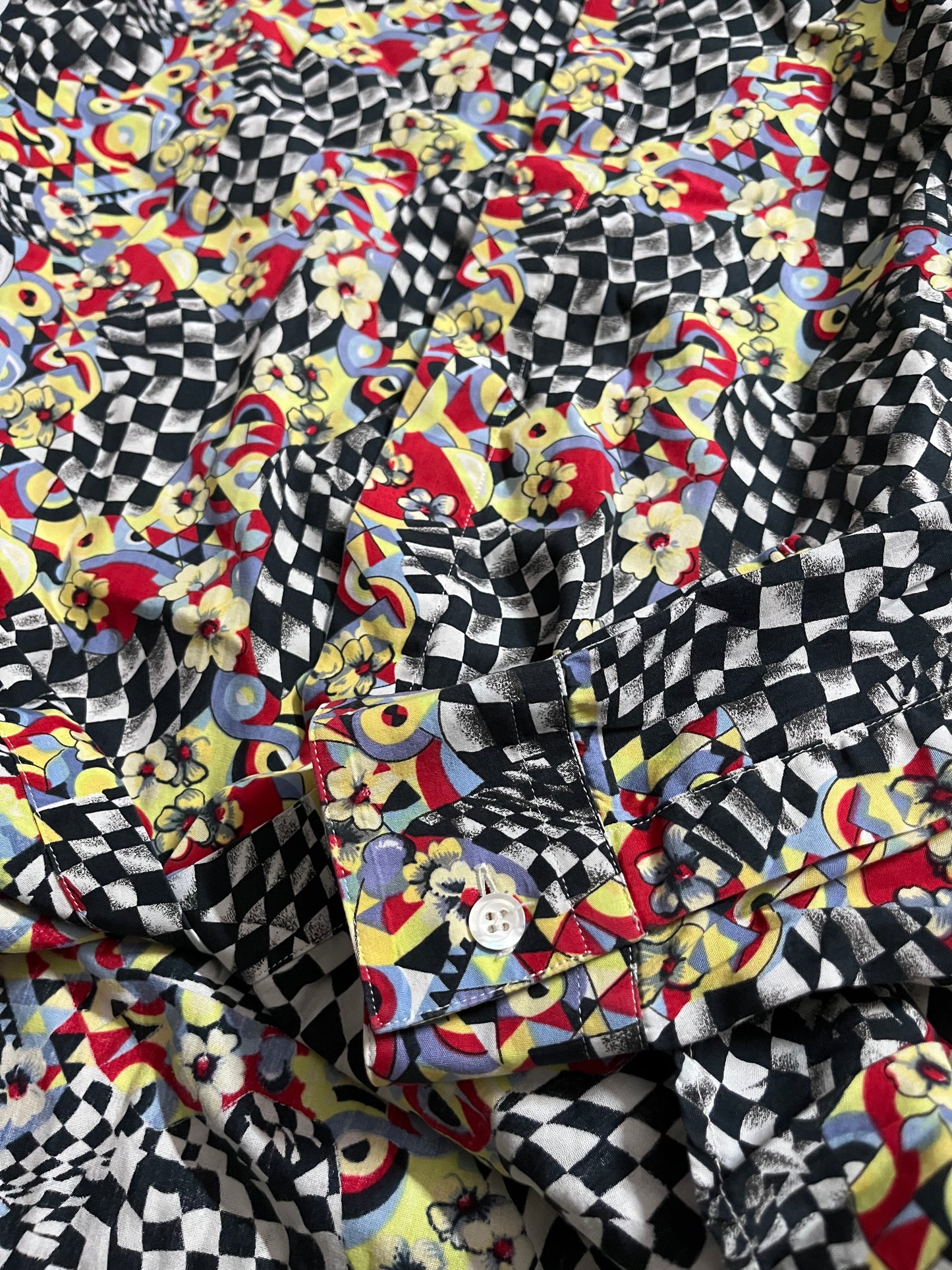 Versace V2 multicolor psychedelic shirt - XL