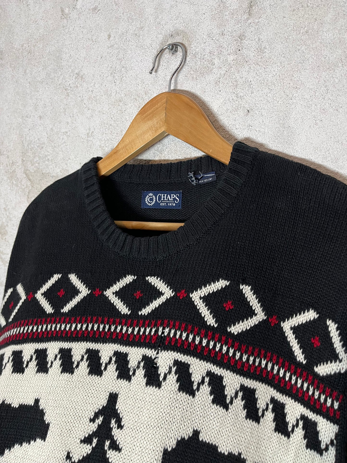 Ralph Lauren Chaps vintage ski sweater - L