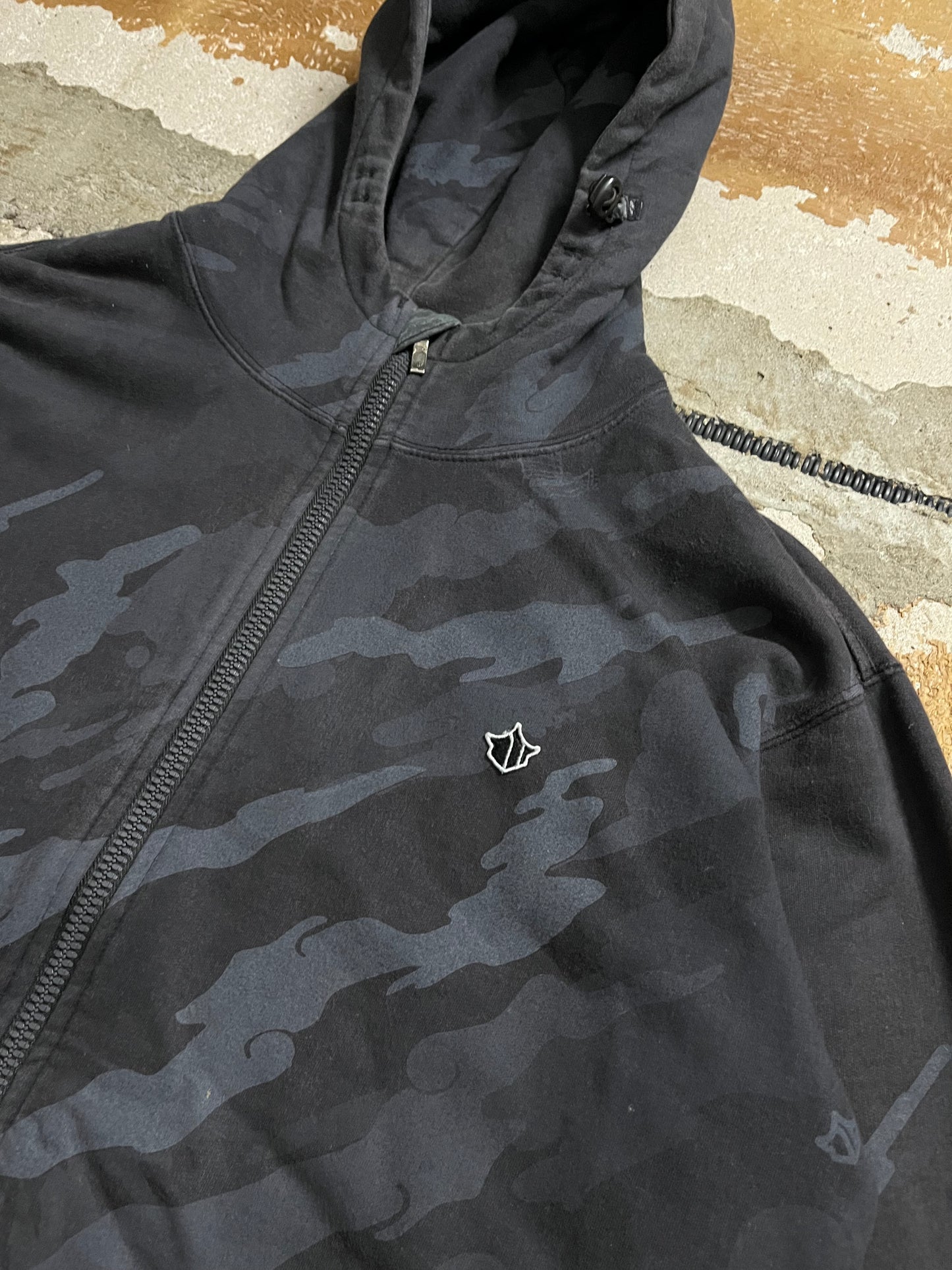 Maharishi grey camo hoodie - L