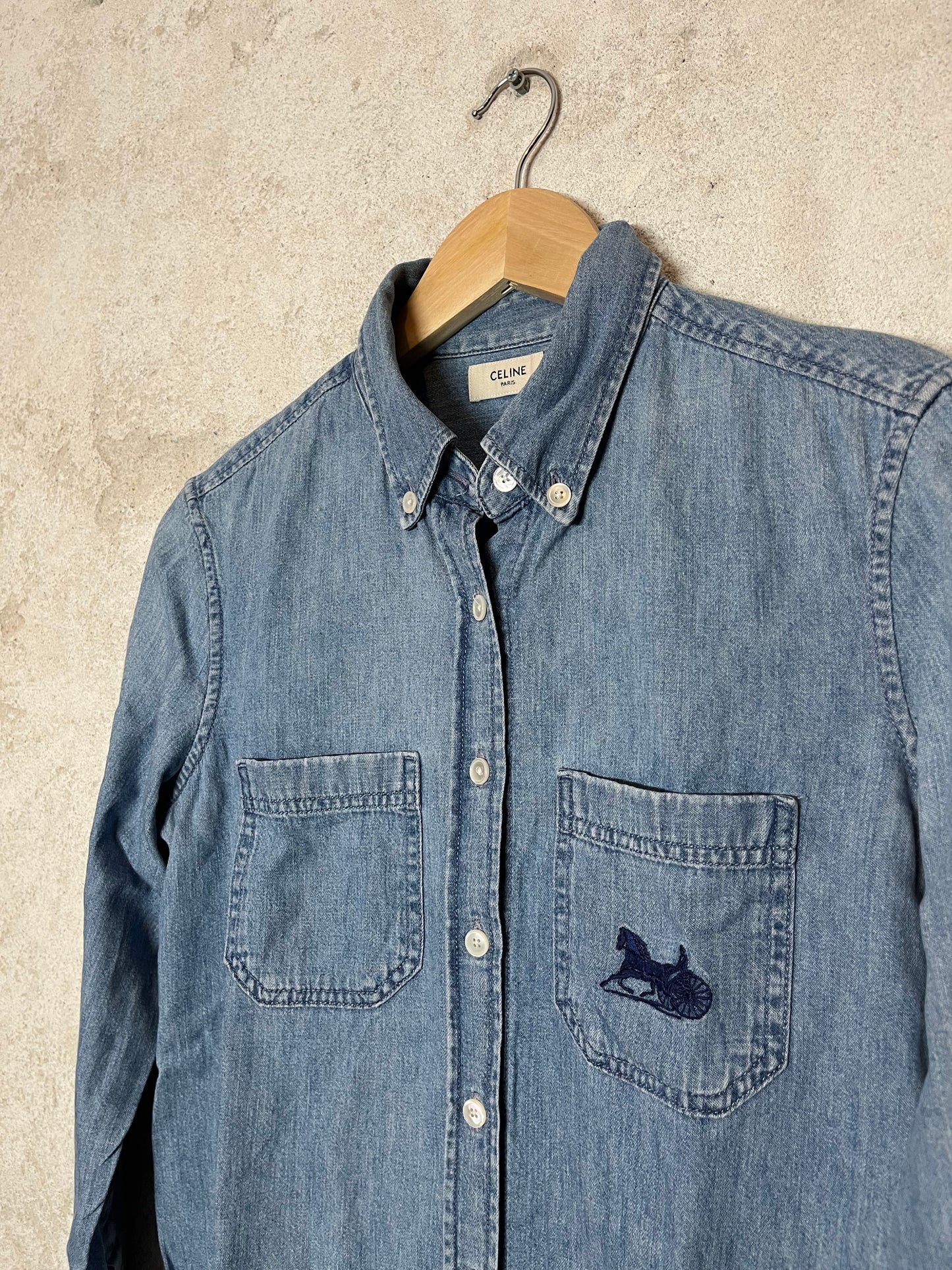 Celine embroidered denim jacket - S