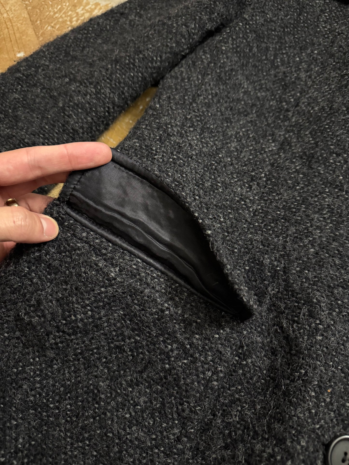 Miu Miu Mohair & Virgin wool blend trenchcoat - S