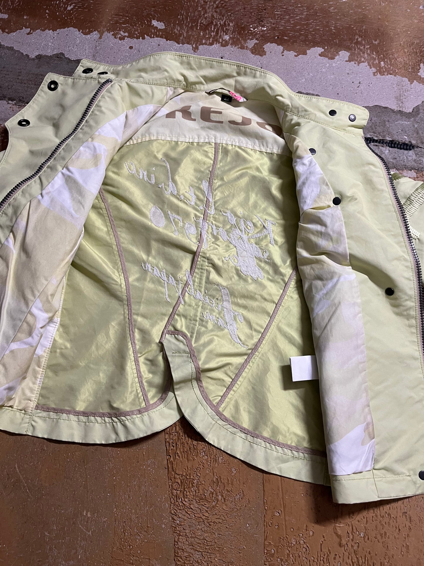 KEJO assymetrical embroidered japanese jacket - XS