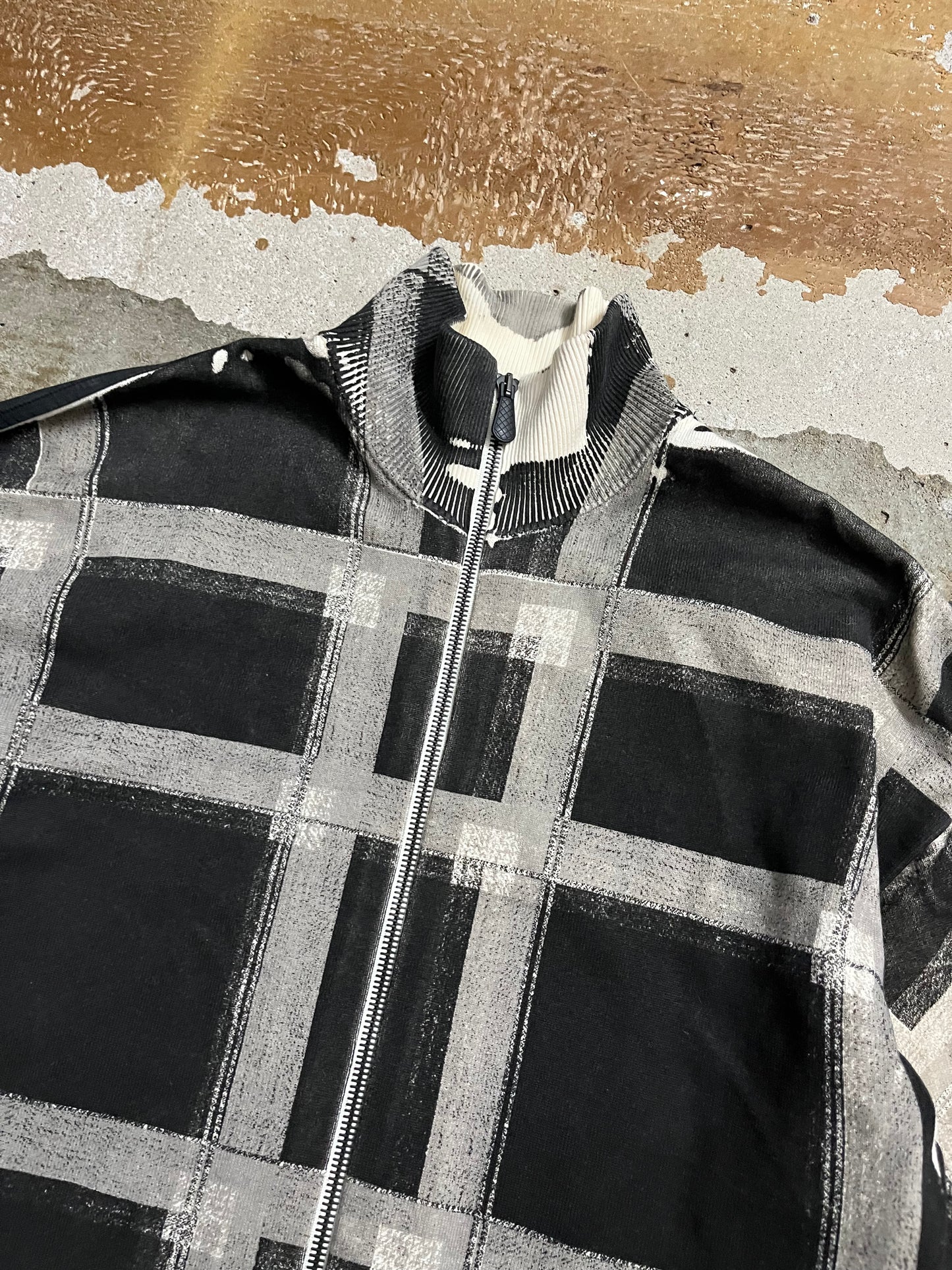 Bottega Veneta ‘22 sample knit zip up sweater - S