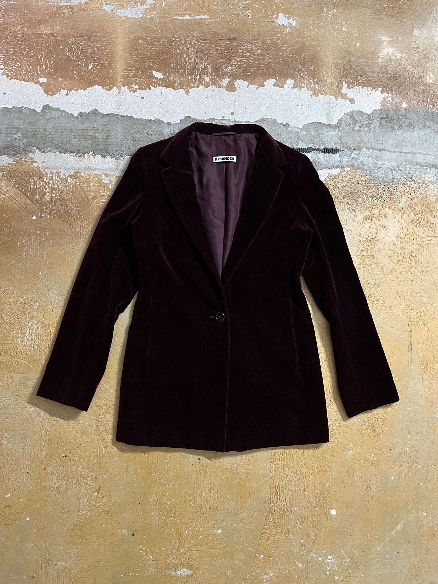 Jil Sander velvet jacket - XS